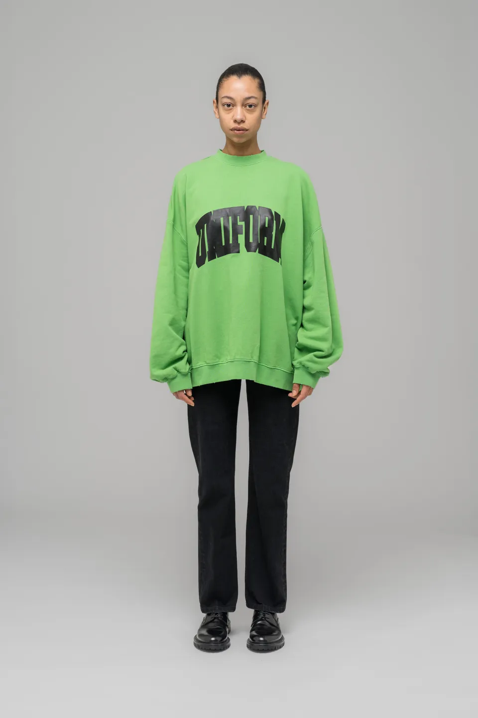 032c-lucky-strike-oversized-crewneck-gr-n image 1
