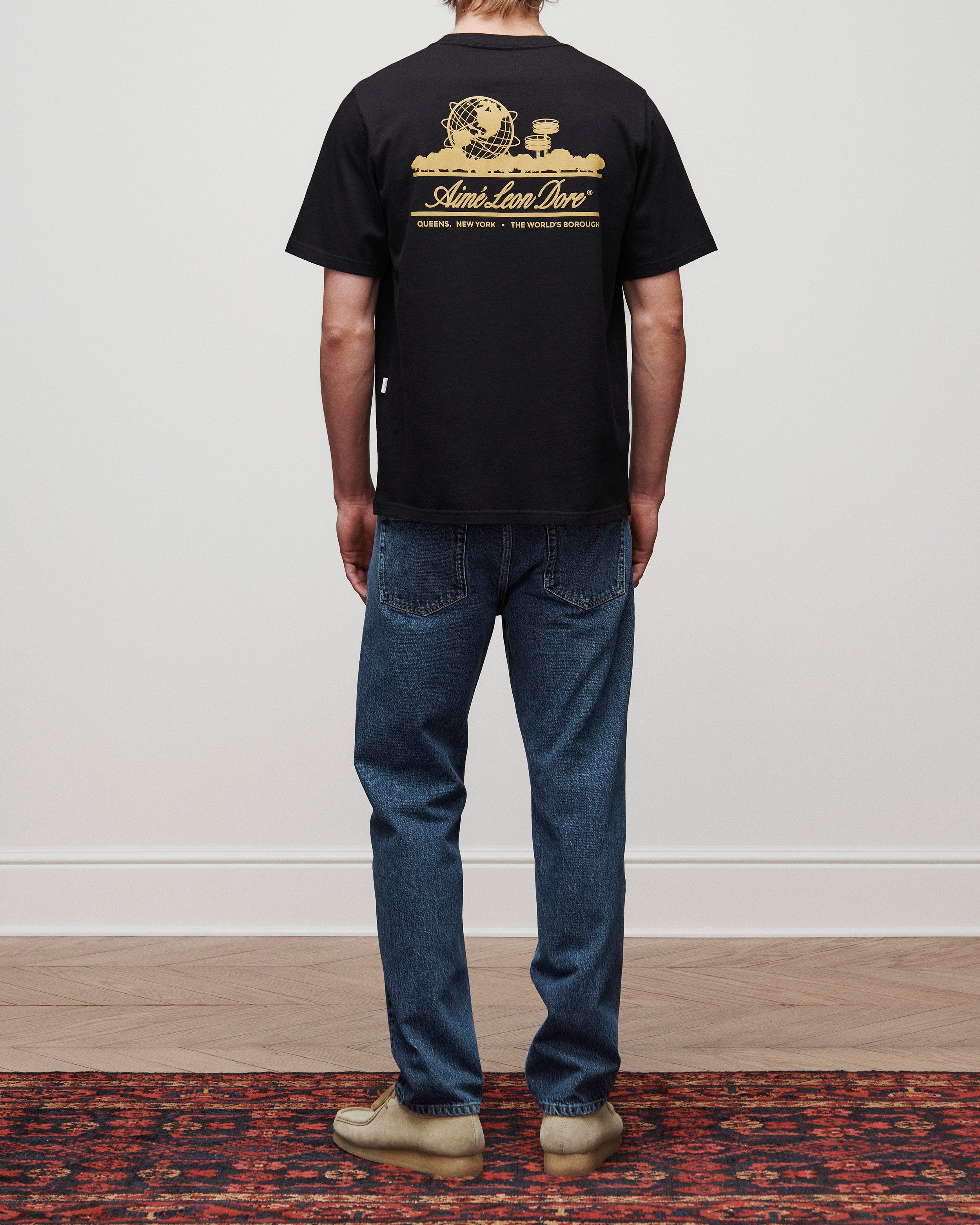aim-leon-dore-unisphere-tee-schwarz image 4