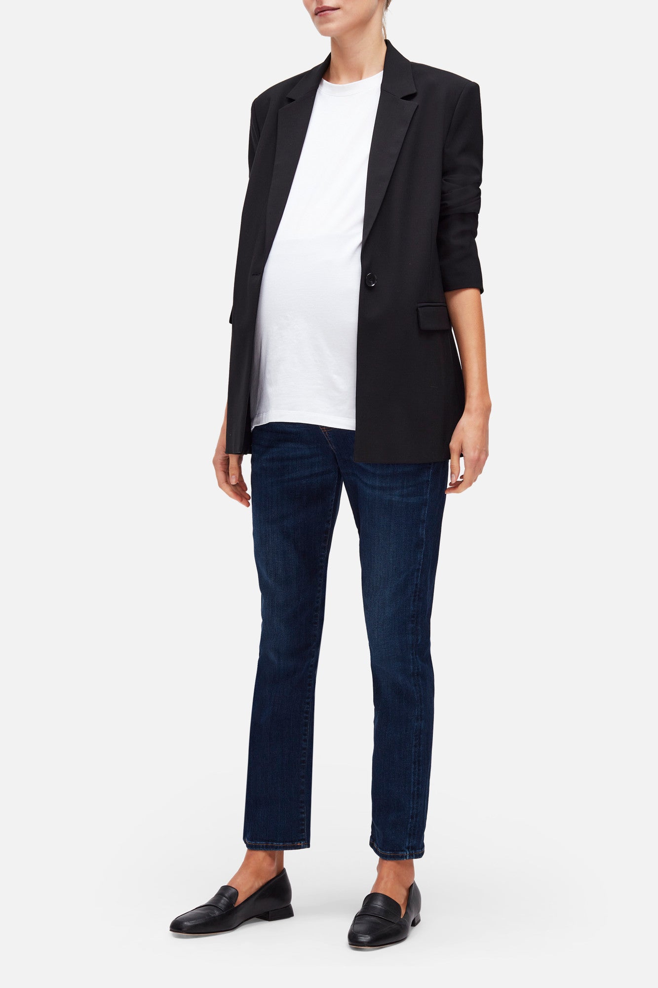 7-for-all-mankind-straight-maternity-slim-illusion-luxe-starlight-umstandsjeans image 1