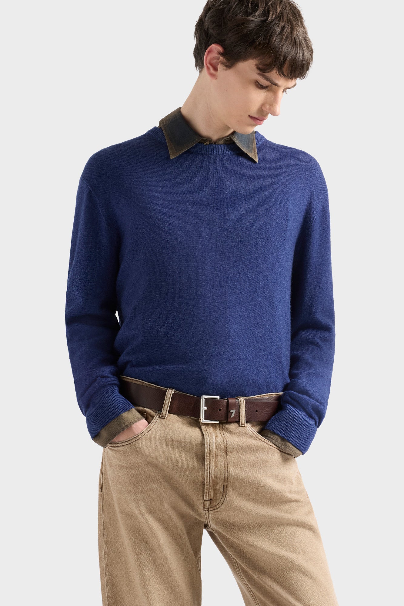 7-for-all-mankind-crewneck-sweater-wool-lapis-herren image 3