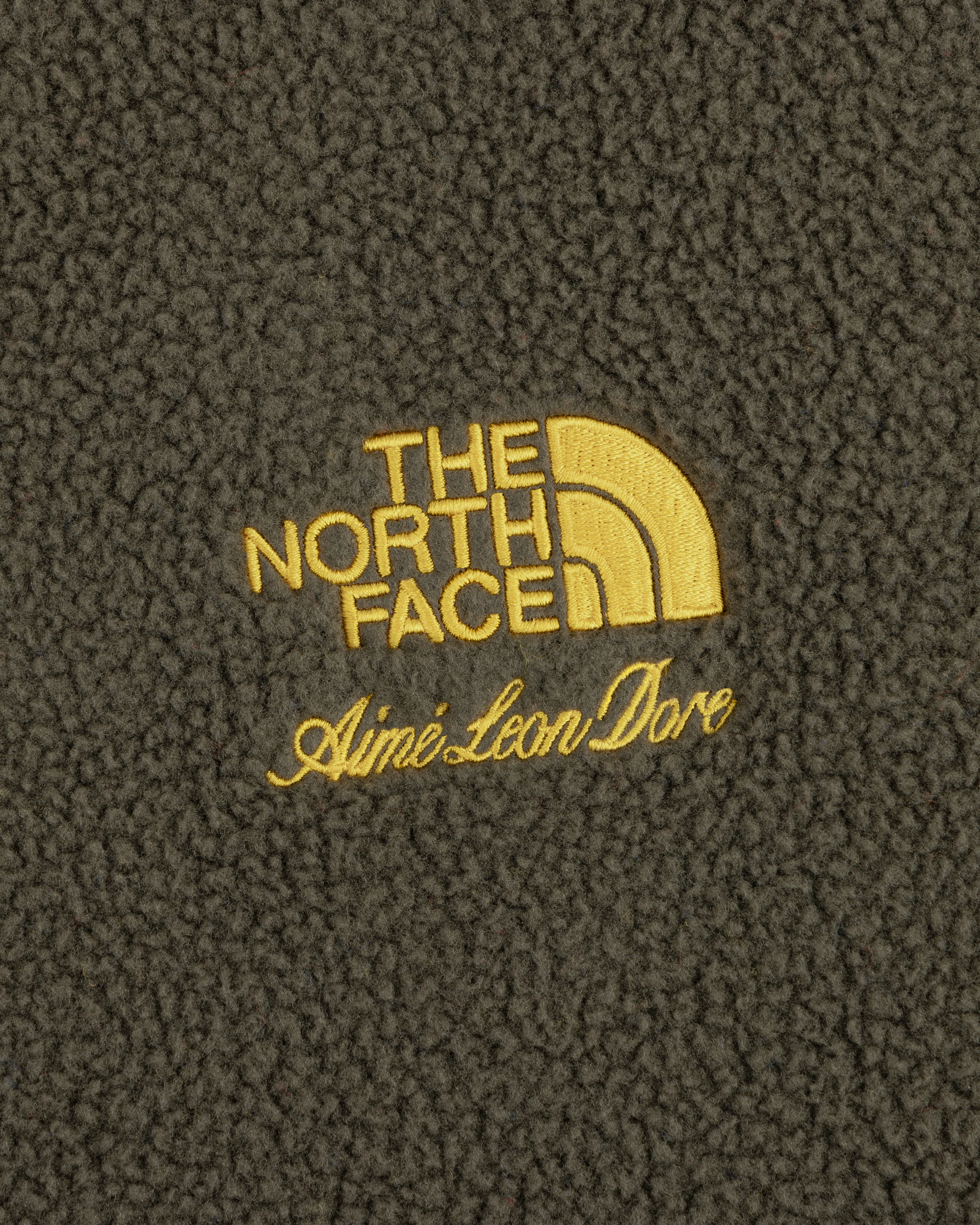 aim-leon-dore-x-the-north-face-fleece-rugby-olive-relaxed-fit image 4