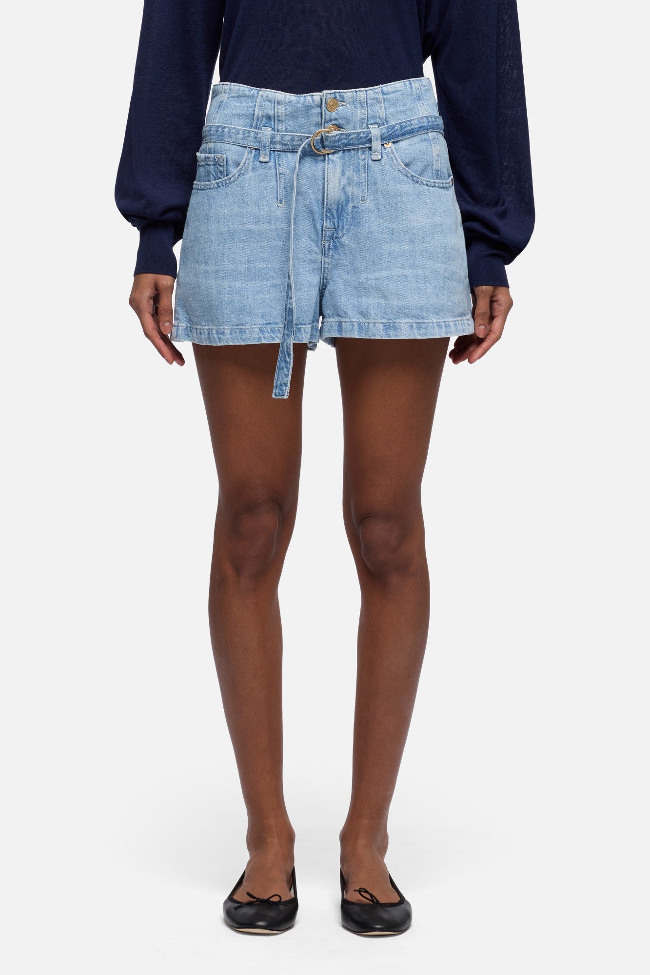 7-for-all-mankind-belted-short-shorts-linen-kansas image 3