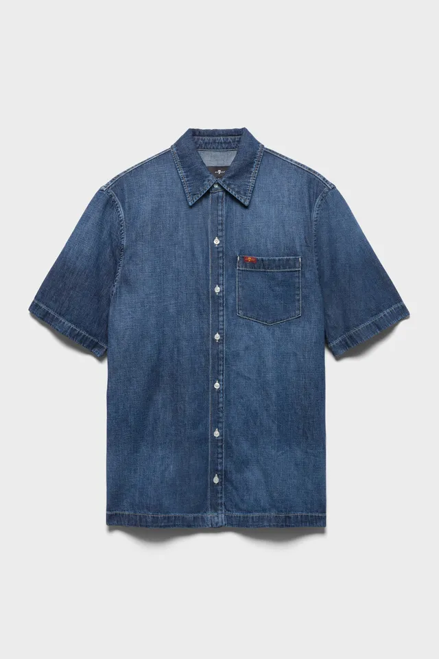 7-for-all-mankind-short-sleeve-regular-hemd-denim-duster-herren image 1