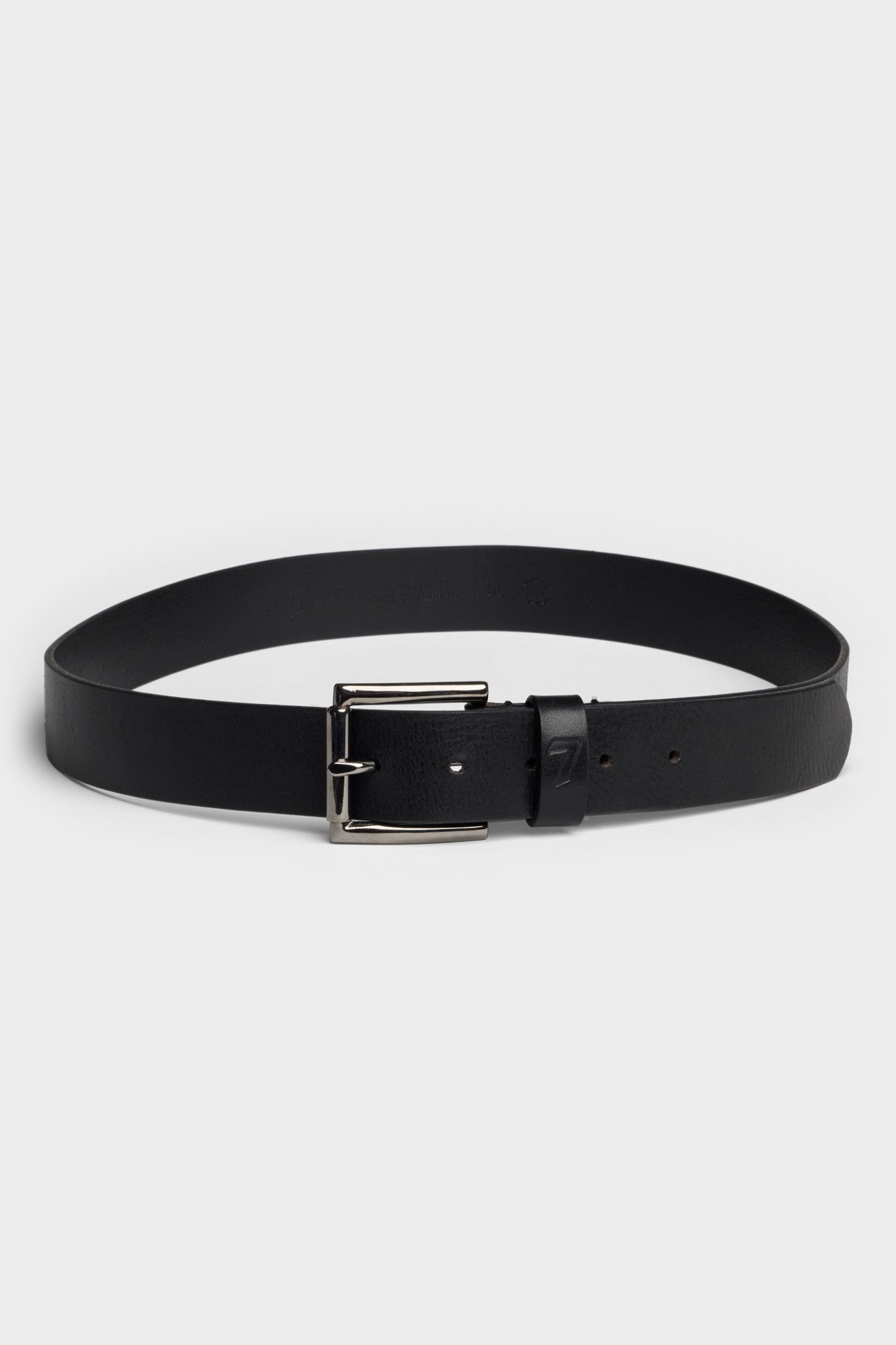 7-for-all-mankind-classic-belt-debossed-leder-g-rtel-schwarz image 1
