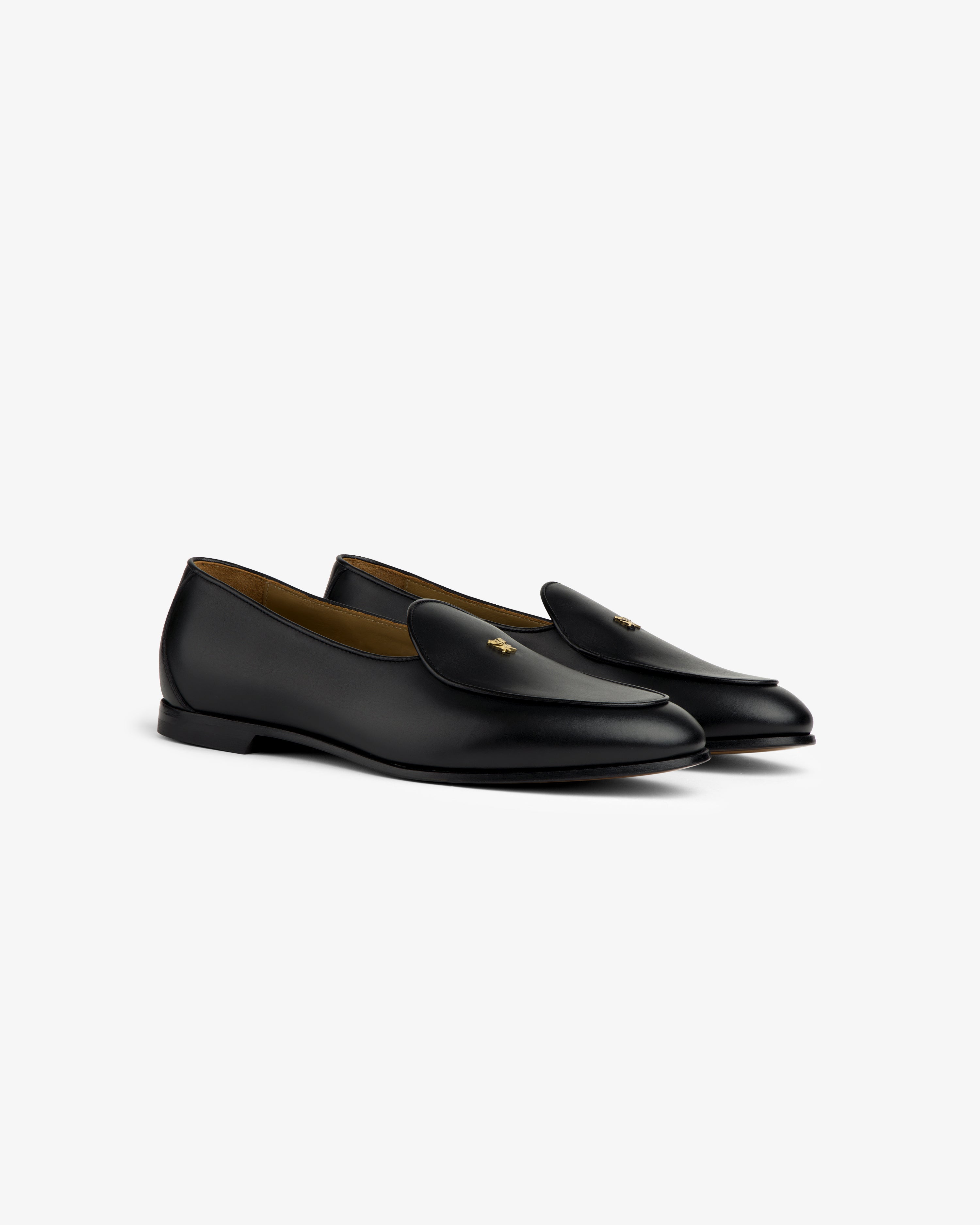 aim-leon-dore-crest-sal-ni-loafer-schwarz-glattleder image 2