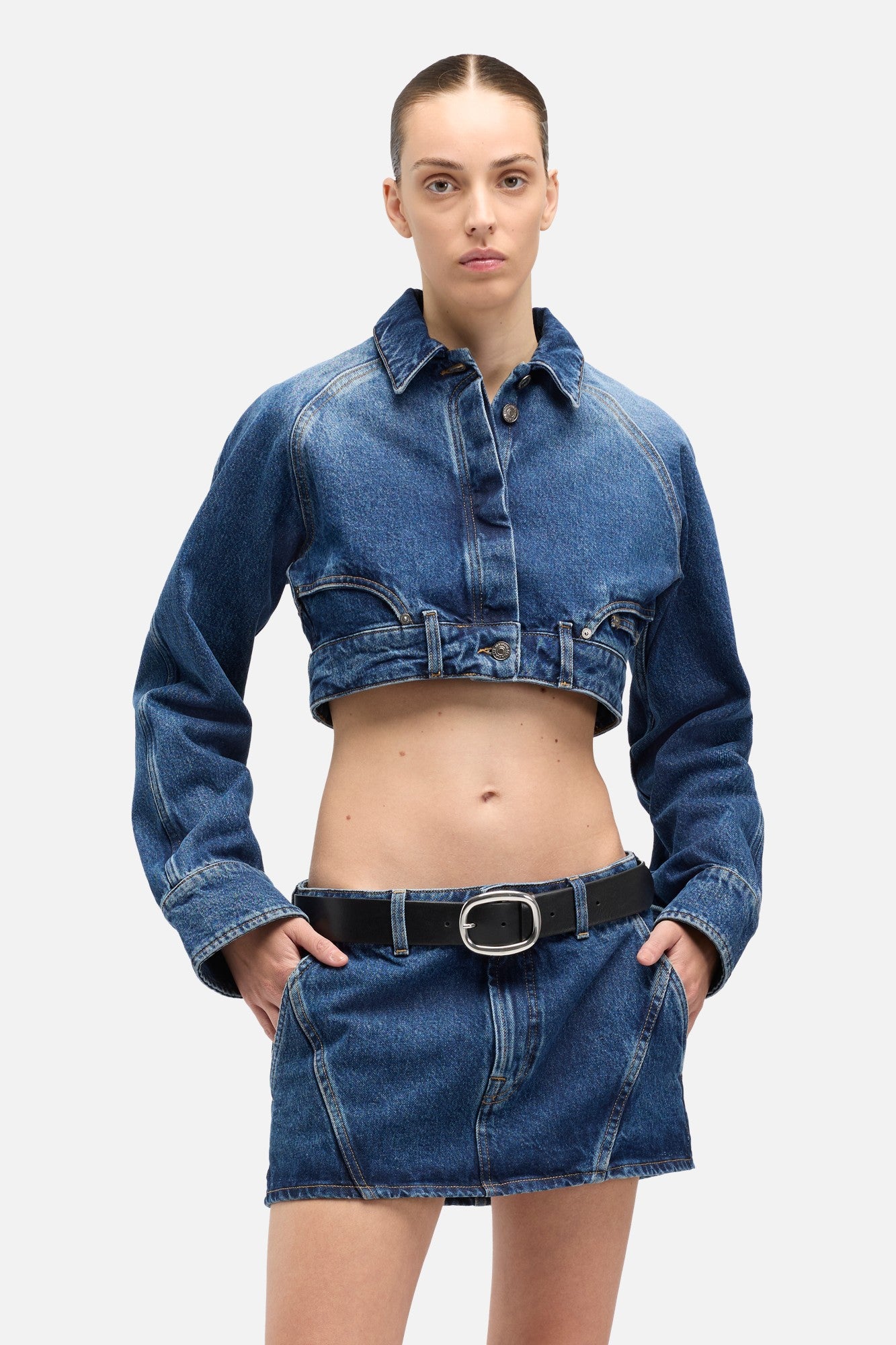 7-for-all-mankind-denim-cropped-jacket-damen-jeansjacke-in-waivy-mid-blue image 3