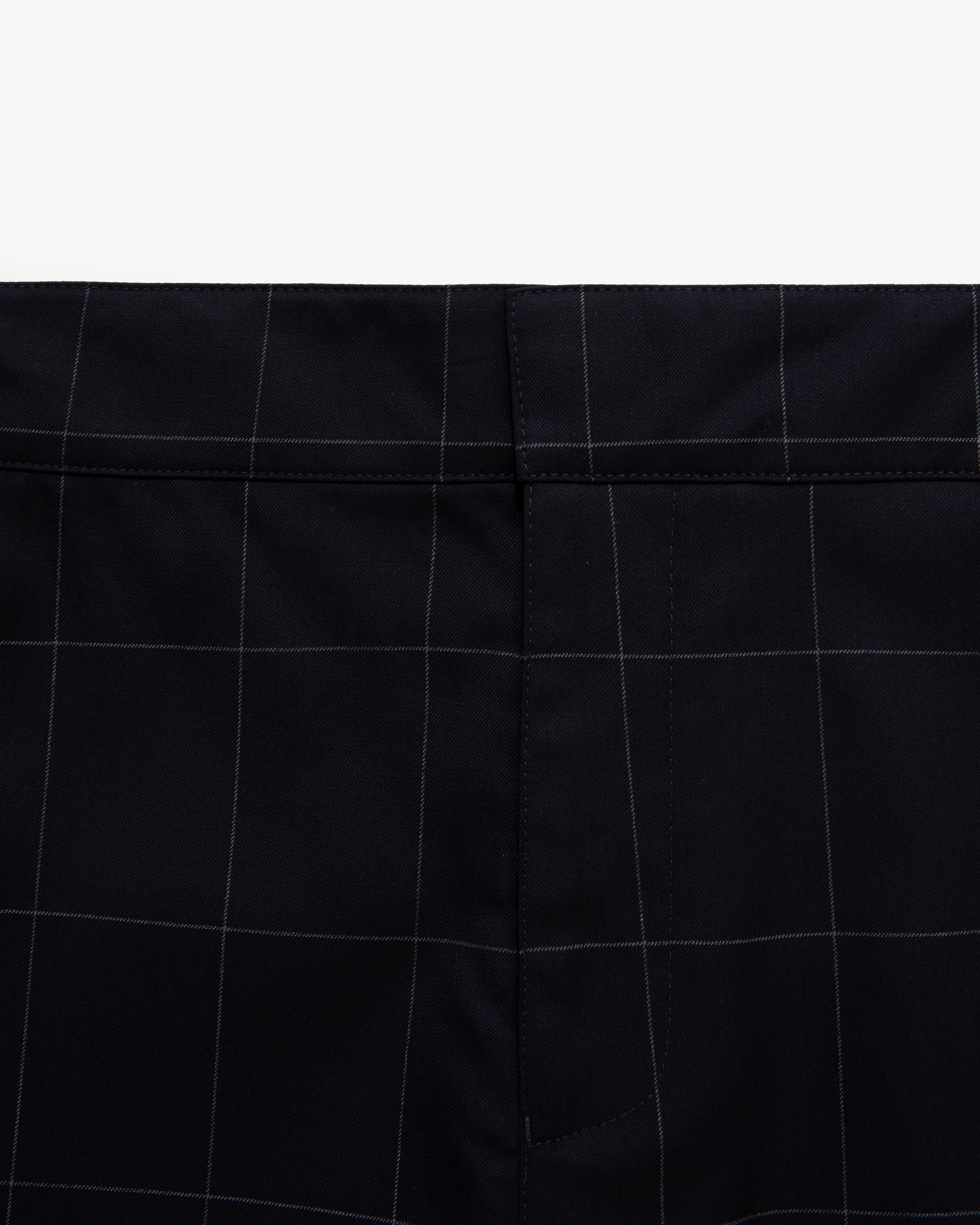 aim-leon-dore-windowpane-anzughose-navy-schurwolle image 4