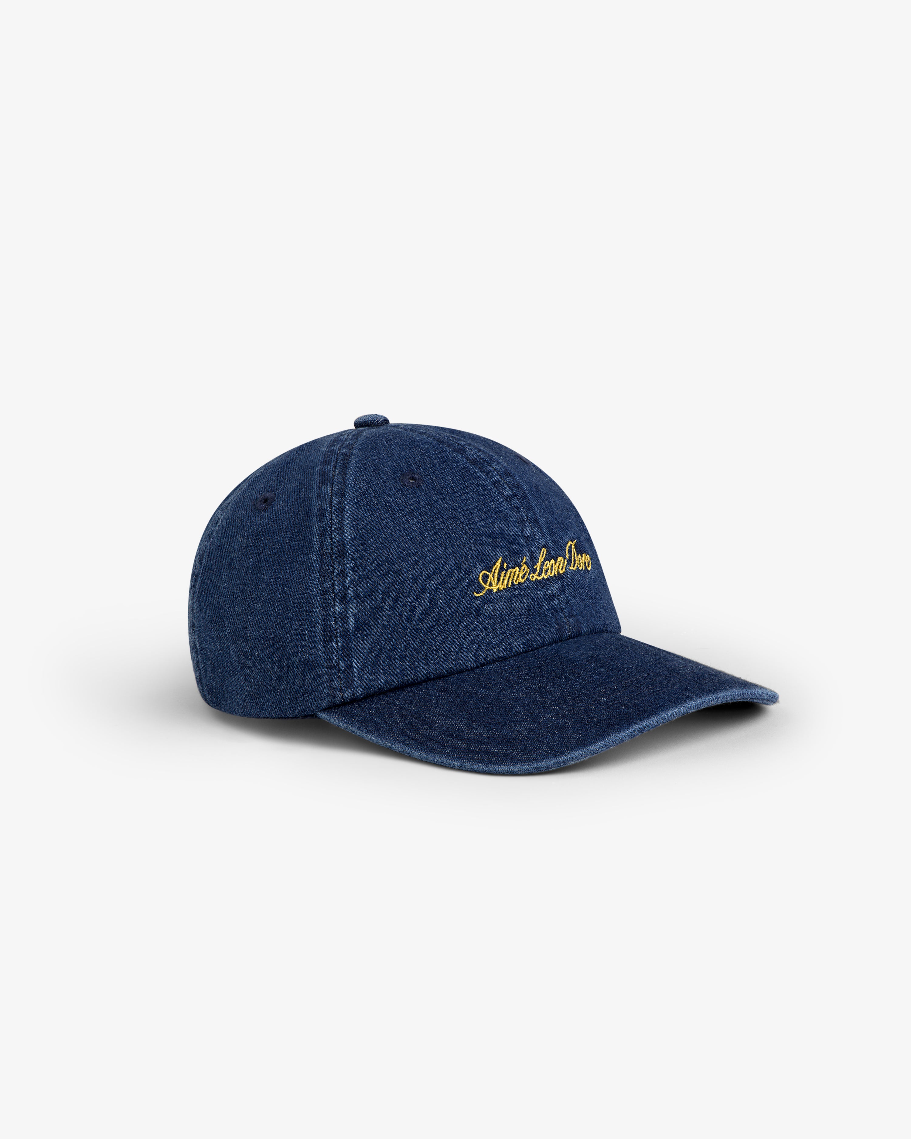 aim-leon-dore-denim-script-hat-cap-blau image 4