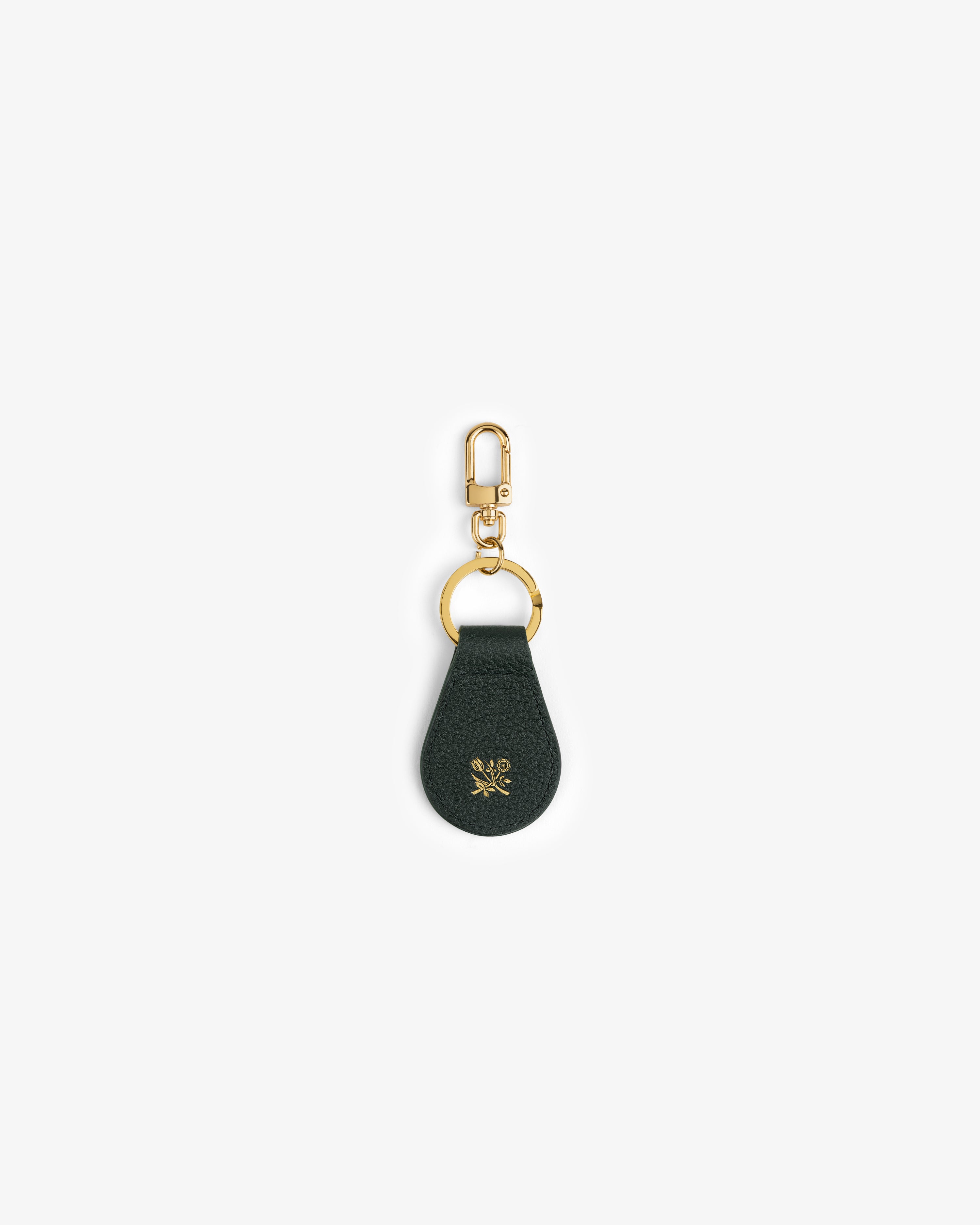 aim-leon-dore-leather-key-fob-gr-n-kalbsleder image 2