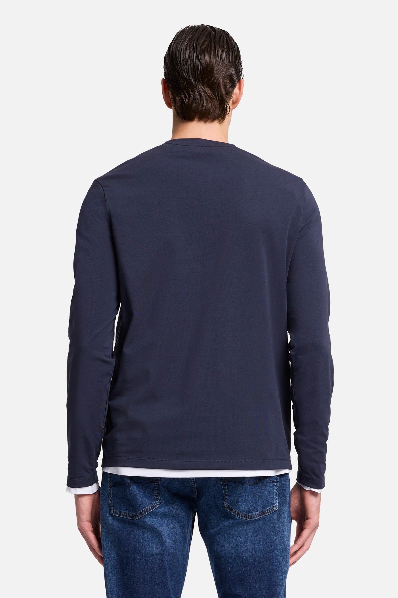 7-for-all-mankind-luxe-performance-longsleeve-tee-navy-herren image 5