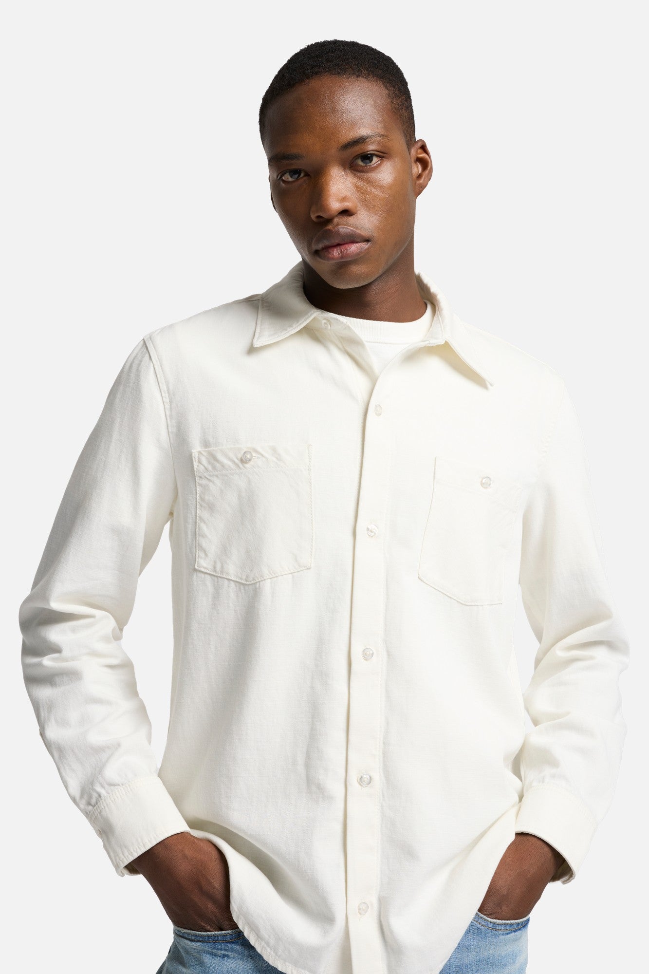 7-for-all-mankind-denim-linen-overshirt-herren-in-white image 4