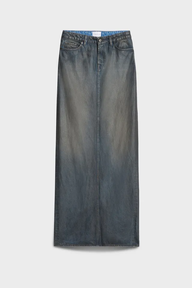 7-for-all-mankind-full-length-jeansrock-nolita-damen-maxirock image 1