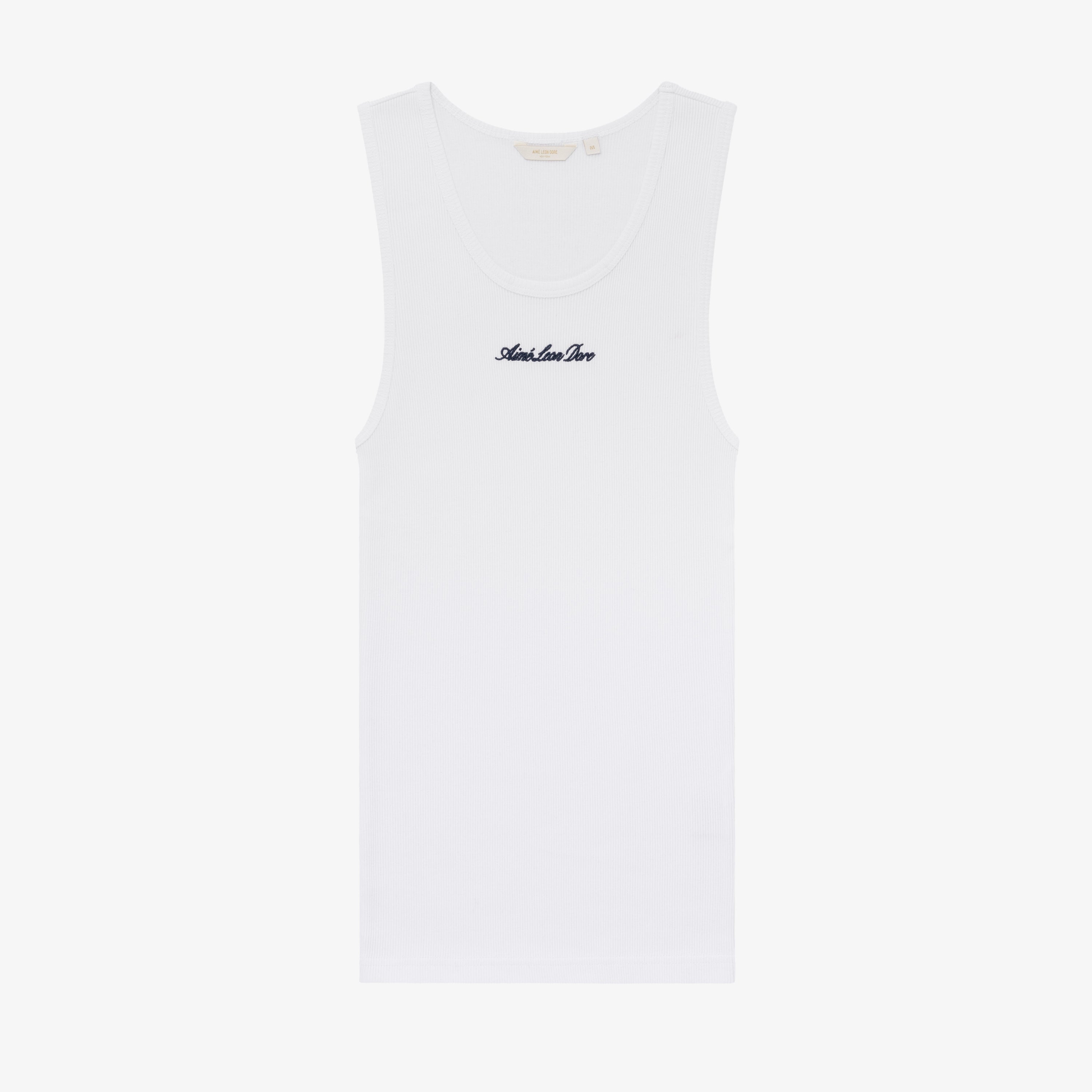 aim-leon-dore-embroidered-logo-tank-top-wei image 1