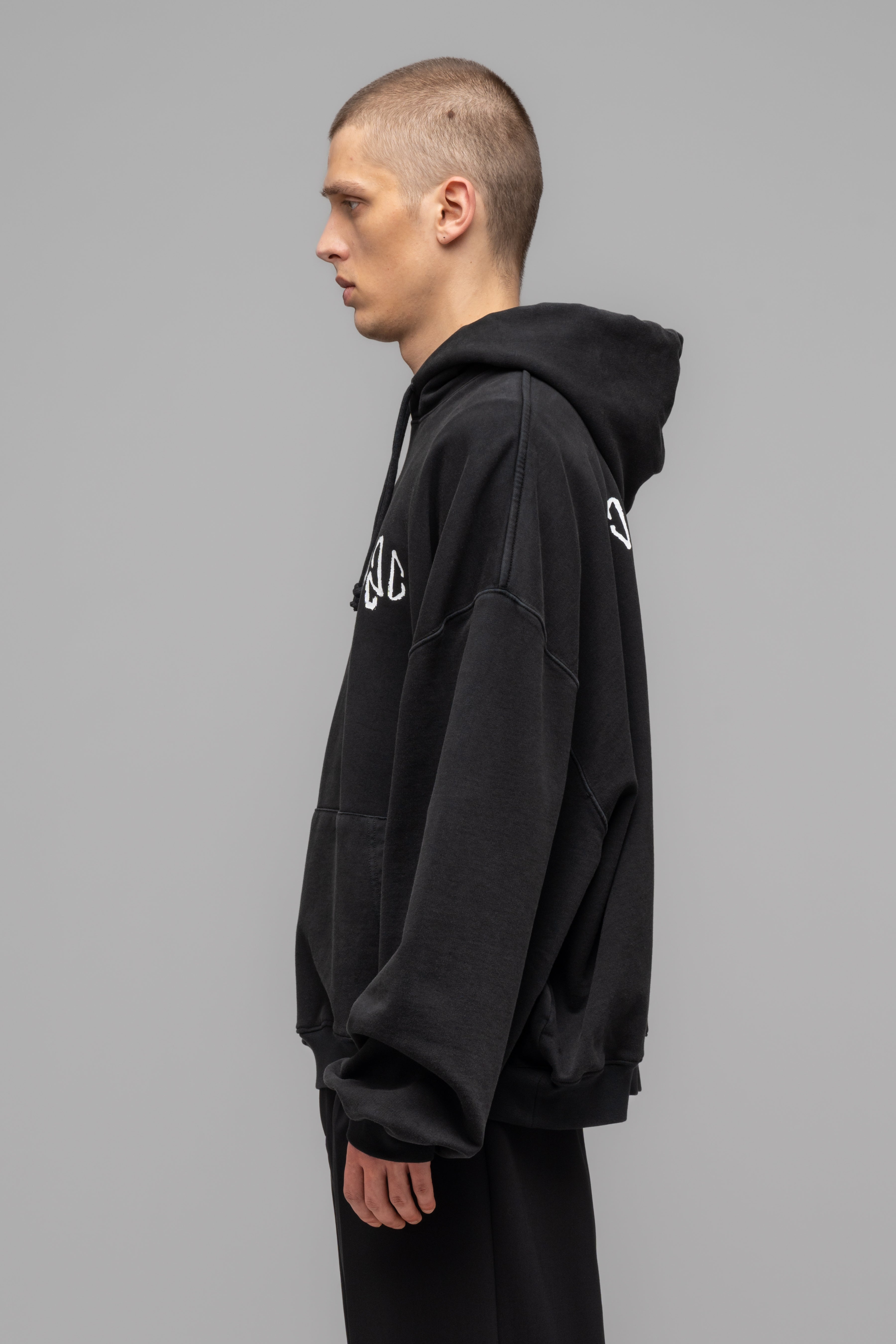 032c-hoodie-with-print-sos-oversized-faded-black-unisex image 7