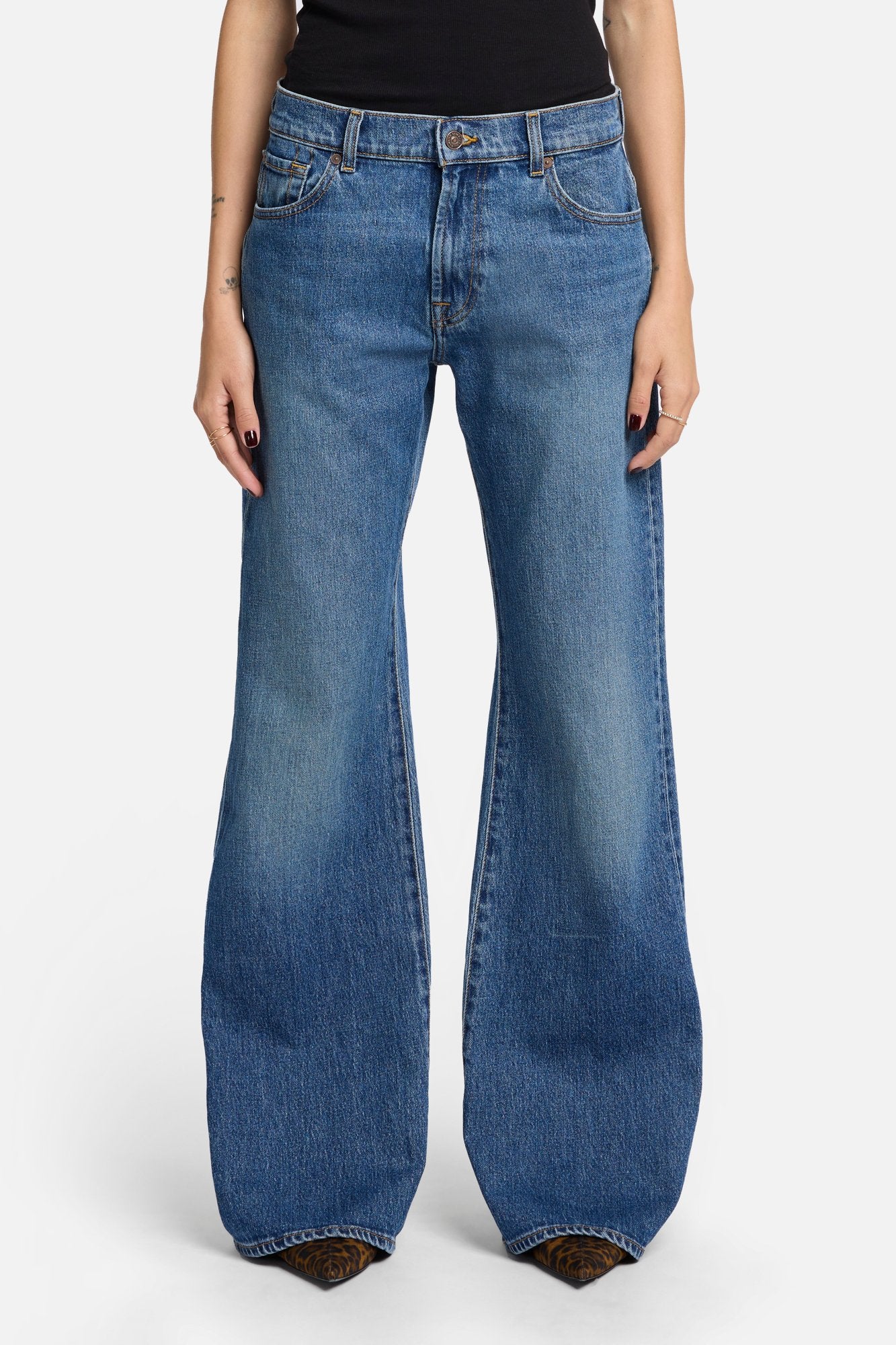 7-for-all-mankind-mankind-spencer-flare-jasper-flare-jeans-damen image 2