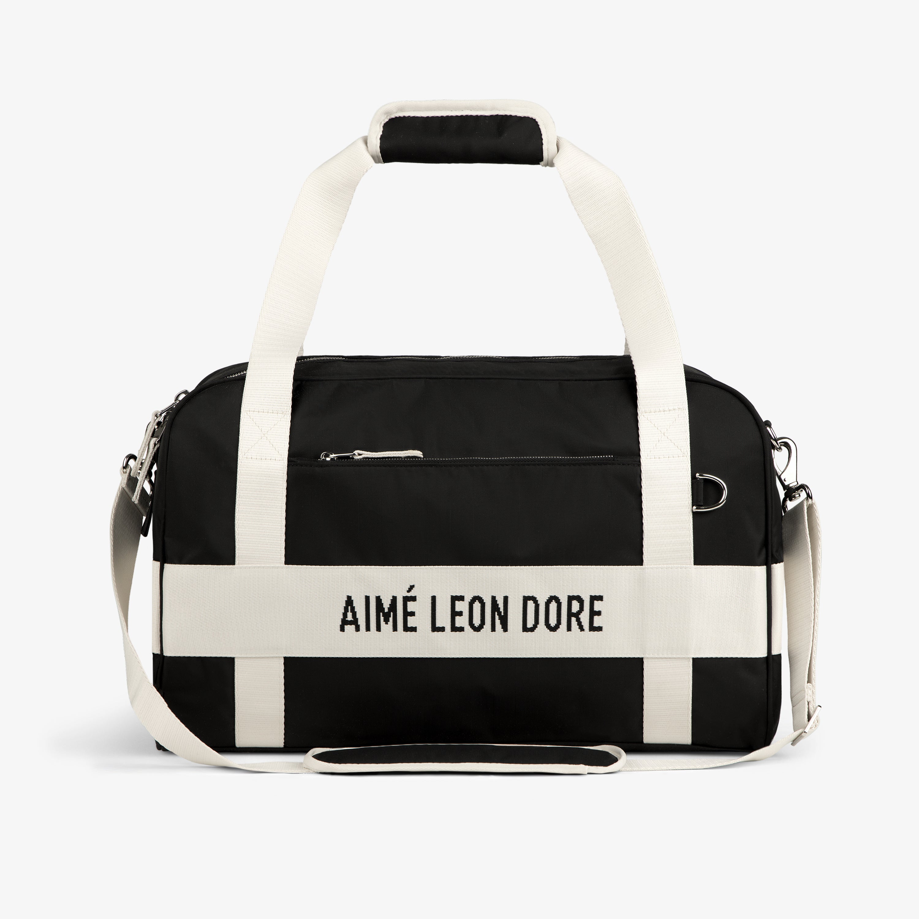aim-leon-dore-nylon-duffle-bag-reisetasche-schwarz-unisex image 1