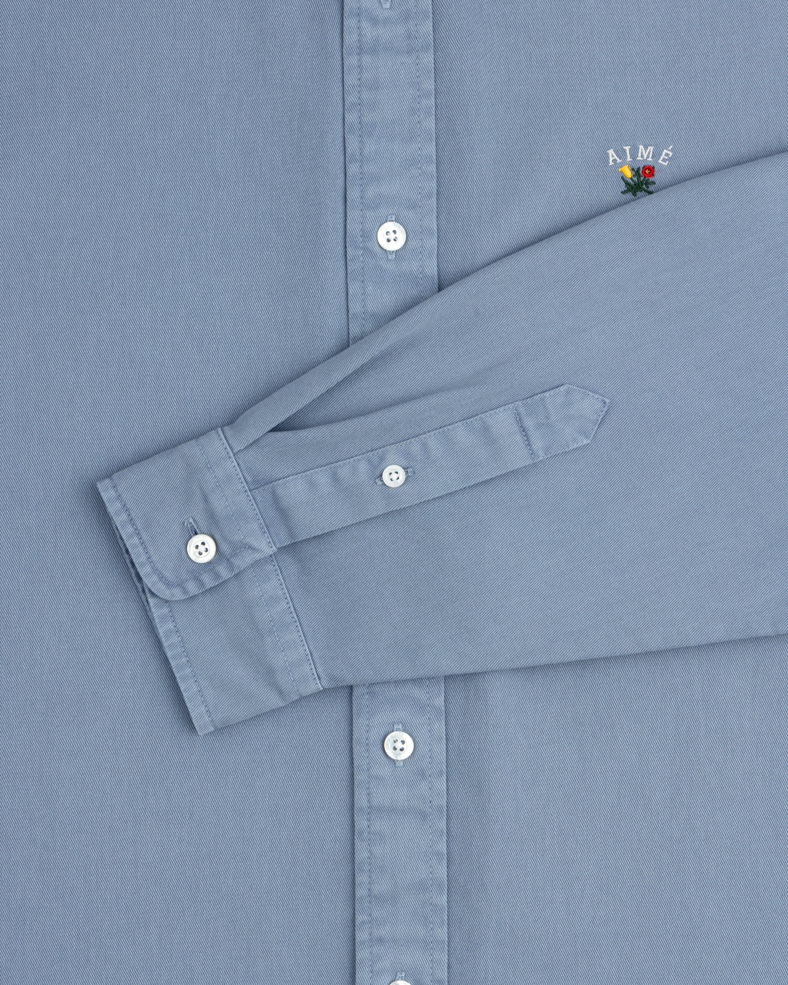 aim-leon-dore-garment-dyed-leon-overshirt-blau image 4