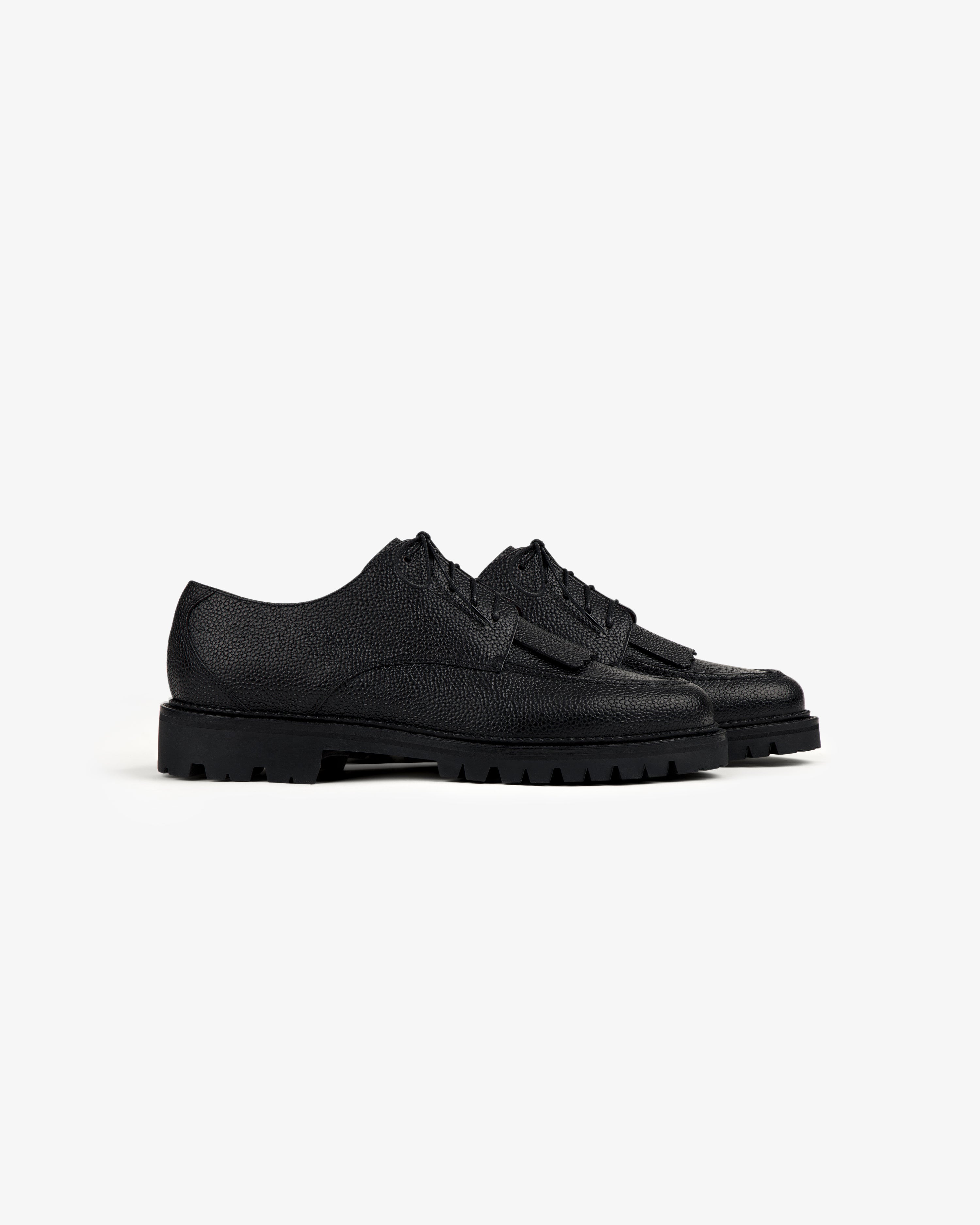 aim-leon-dore-leather-lug-sole-derby-lederschuhe-schwarz image 4