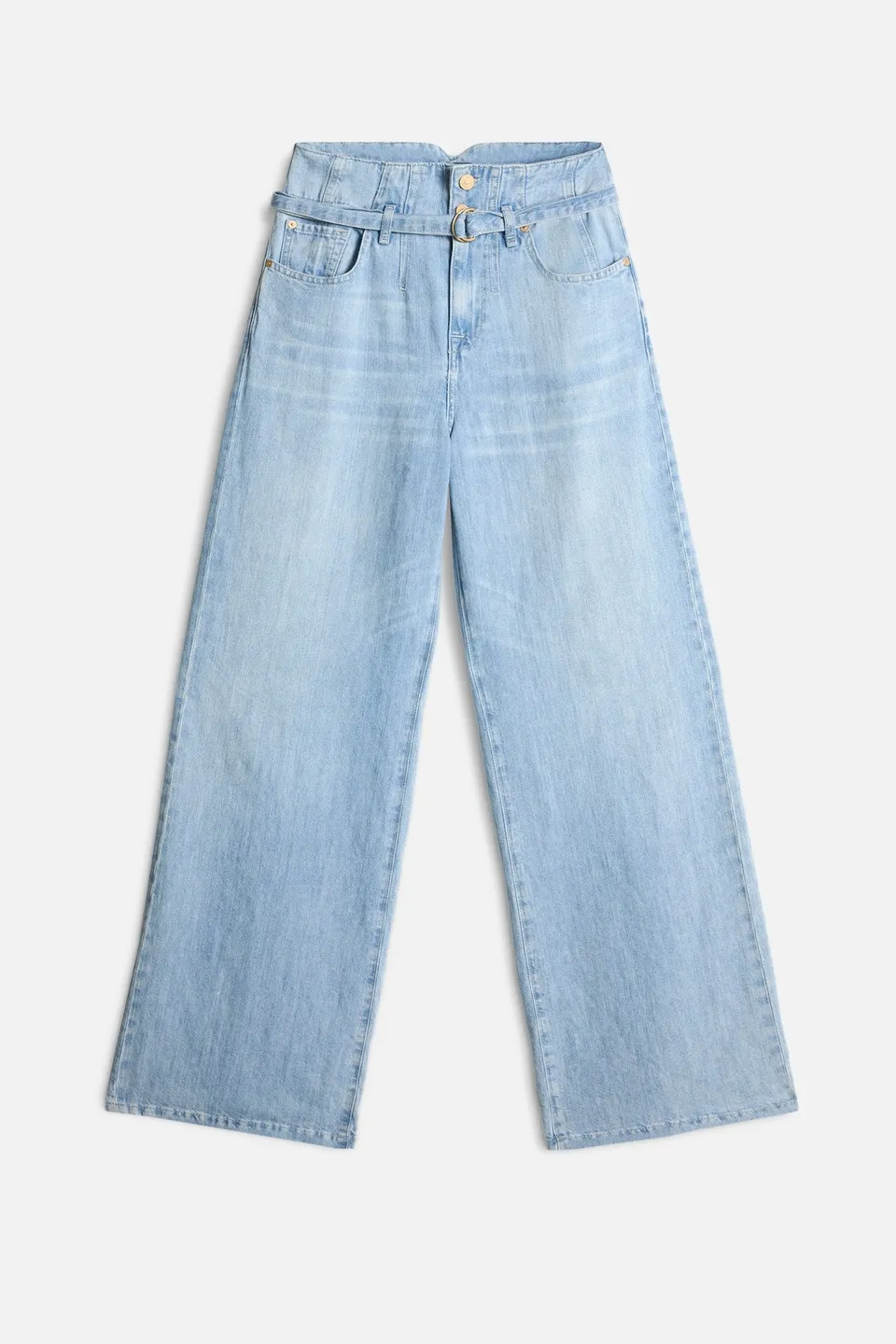 7-for-all-mankind-indigo-linen-belted-wide-leg-hose-kansas-damen image 1