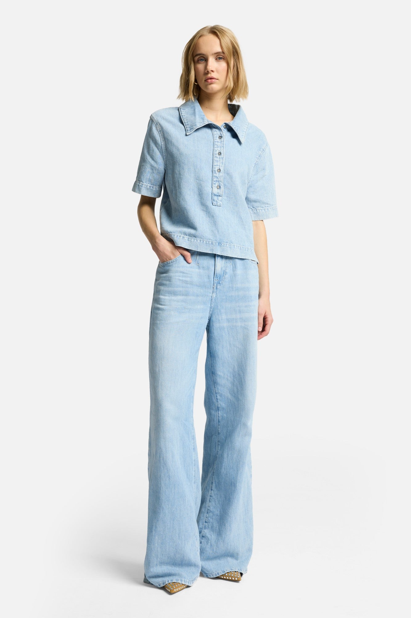 7-for-all-mankind-indigo-linen-polo-kansas-damen image 2