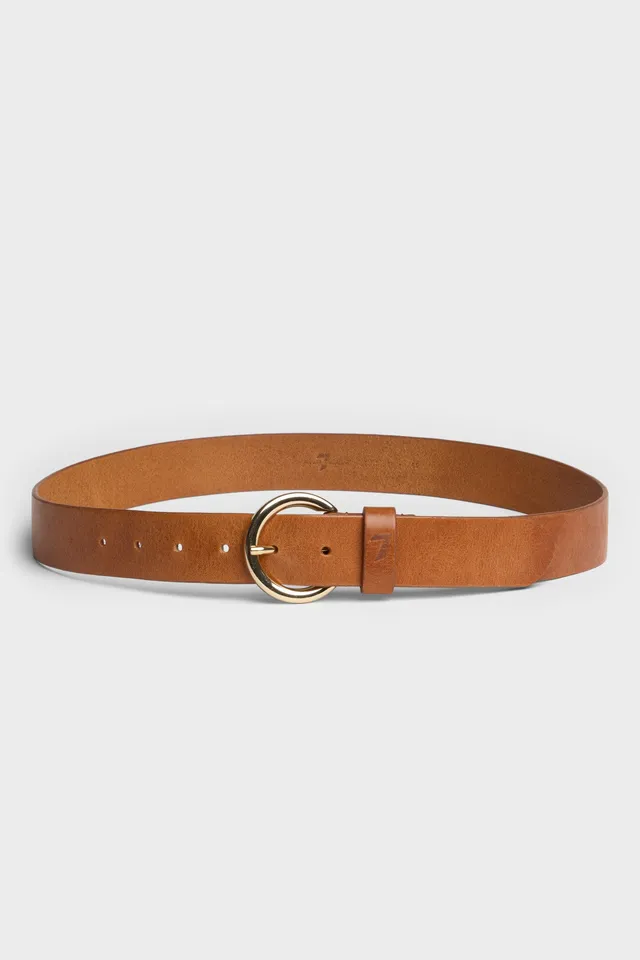 7-for-all-mankind-round-buckle-g-rtel-natural-italienisches-leder image 1