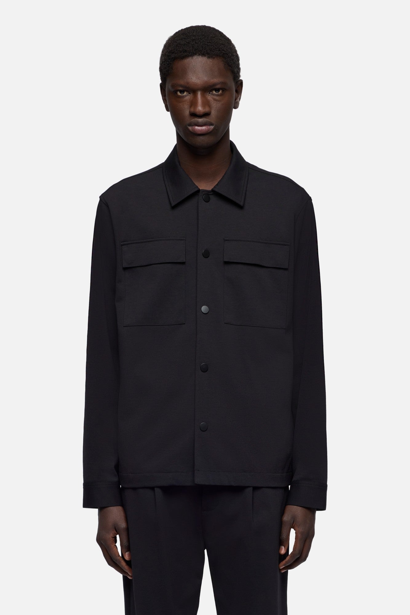 7-for-all-mankind-overshirt-luxe-performance-knit-black-herren-overshirt image 3