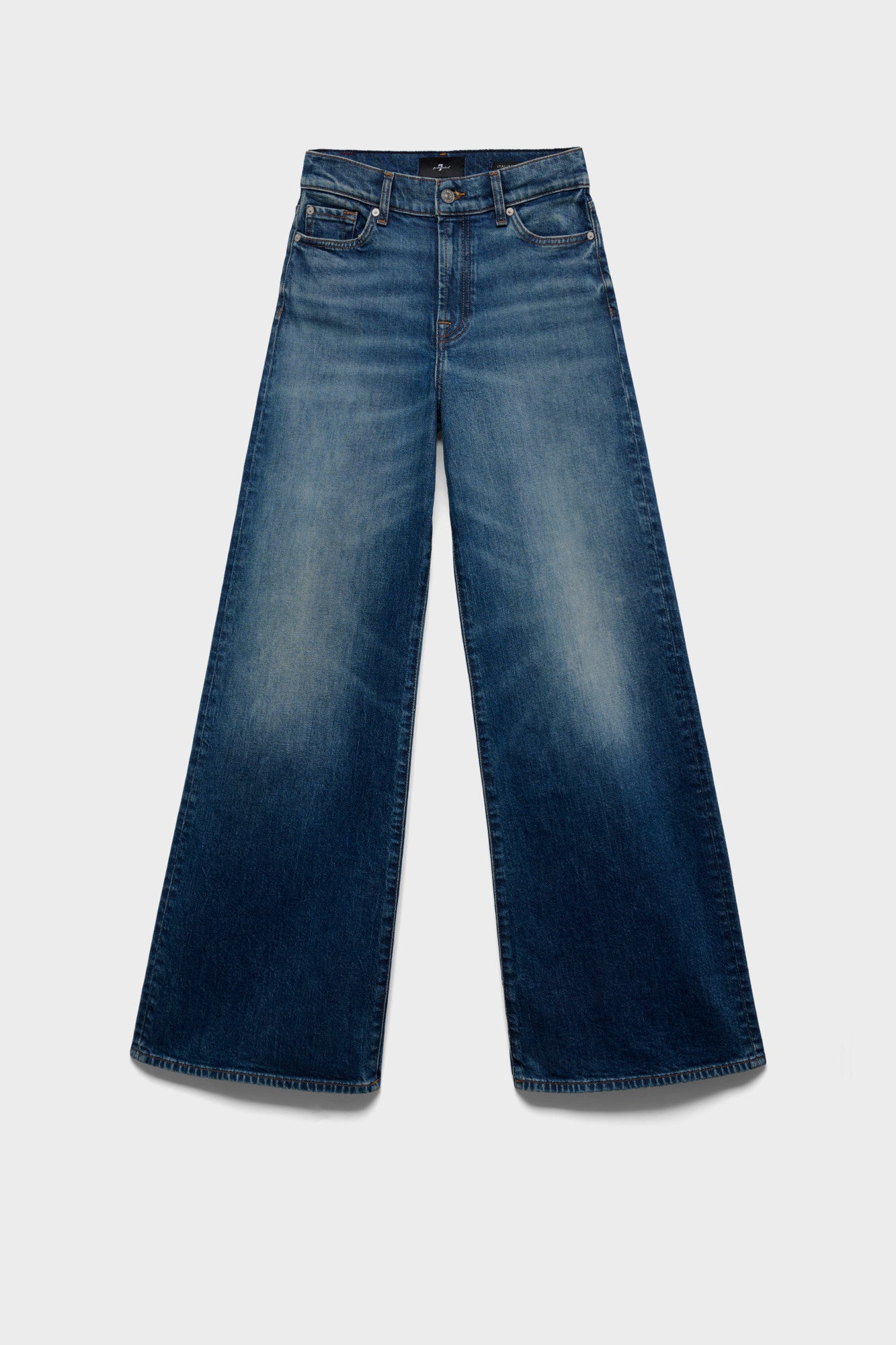 7-for-all-mankind-tailorless-lotta-denim-blue-core-wide-leg-jeans image 1