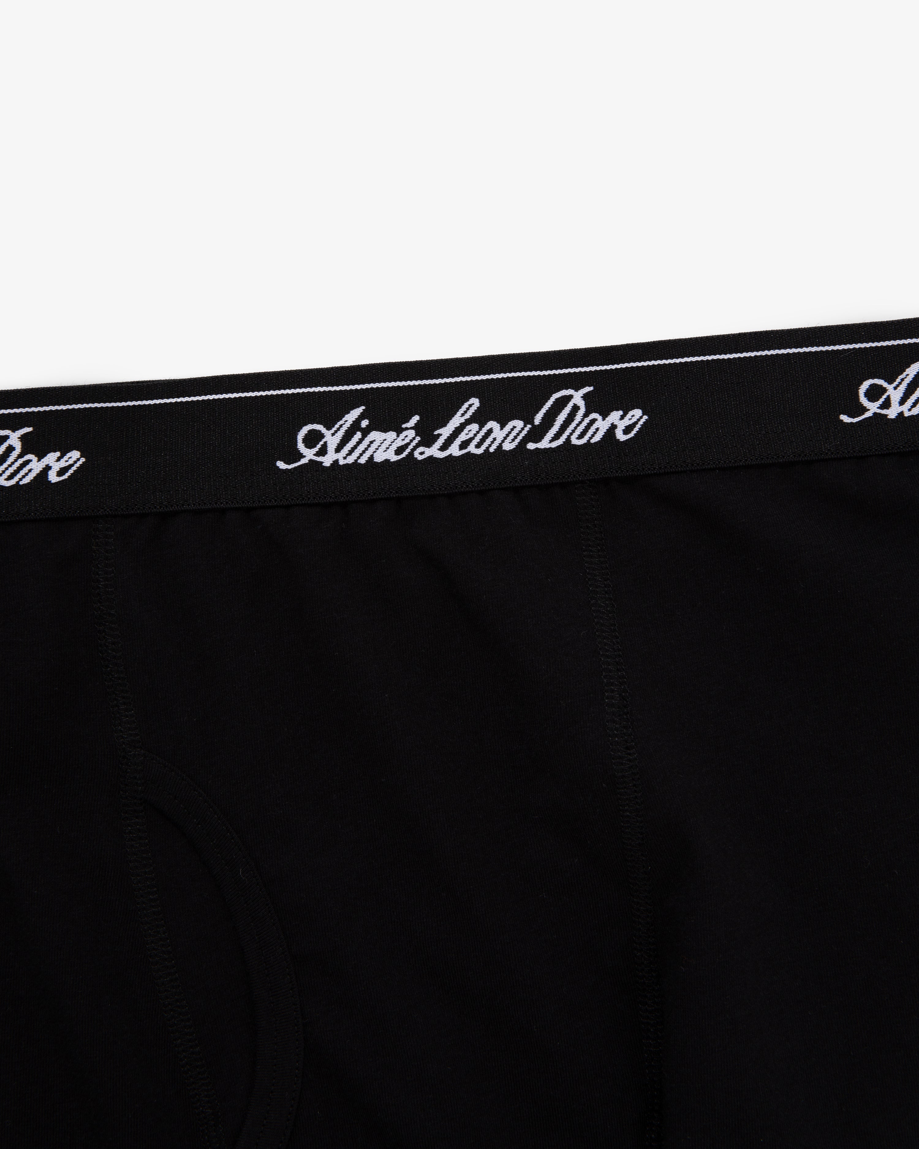 aim-leon-dore-boxer-brief-3-pack-unterhose-schwarz image 4
