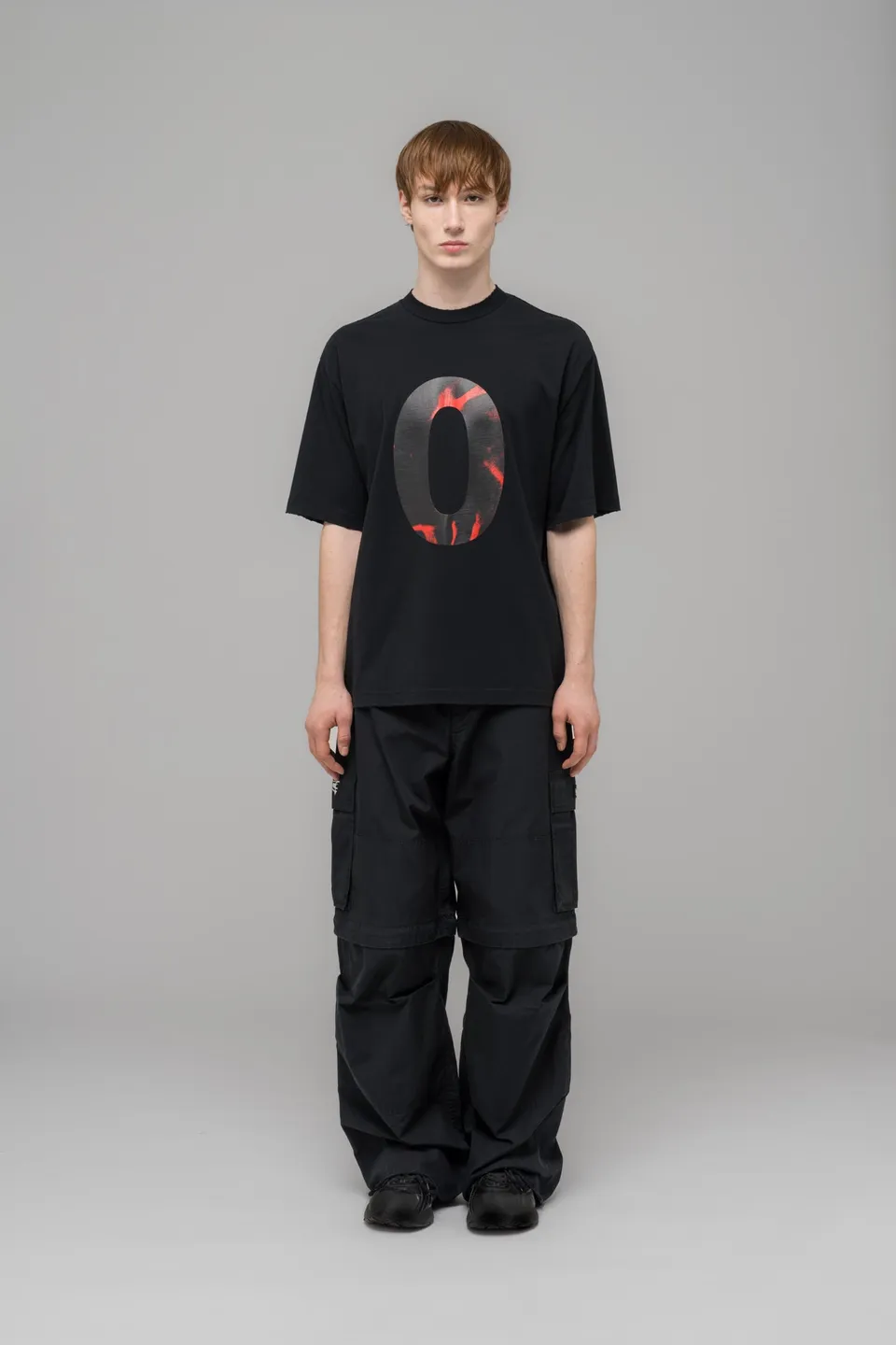 032c-obsessions-t-shirt-regular-fit-shirt-aus-bio-baumwolle-in-washed-black image 1