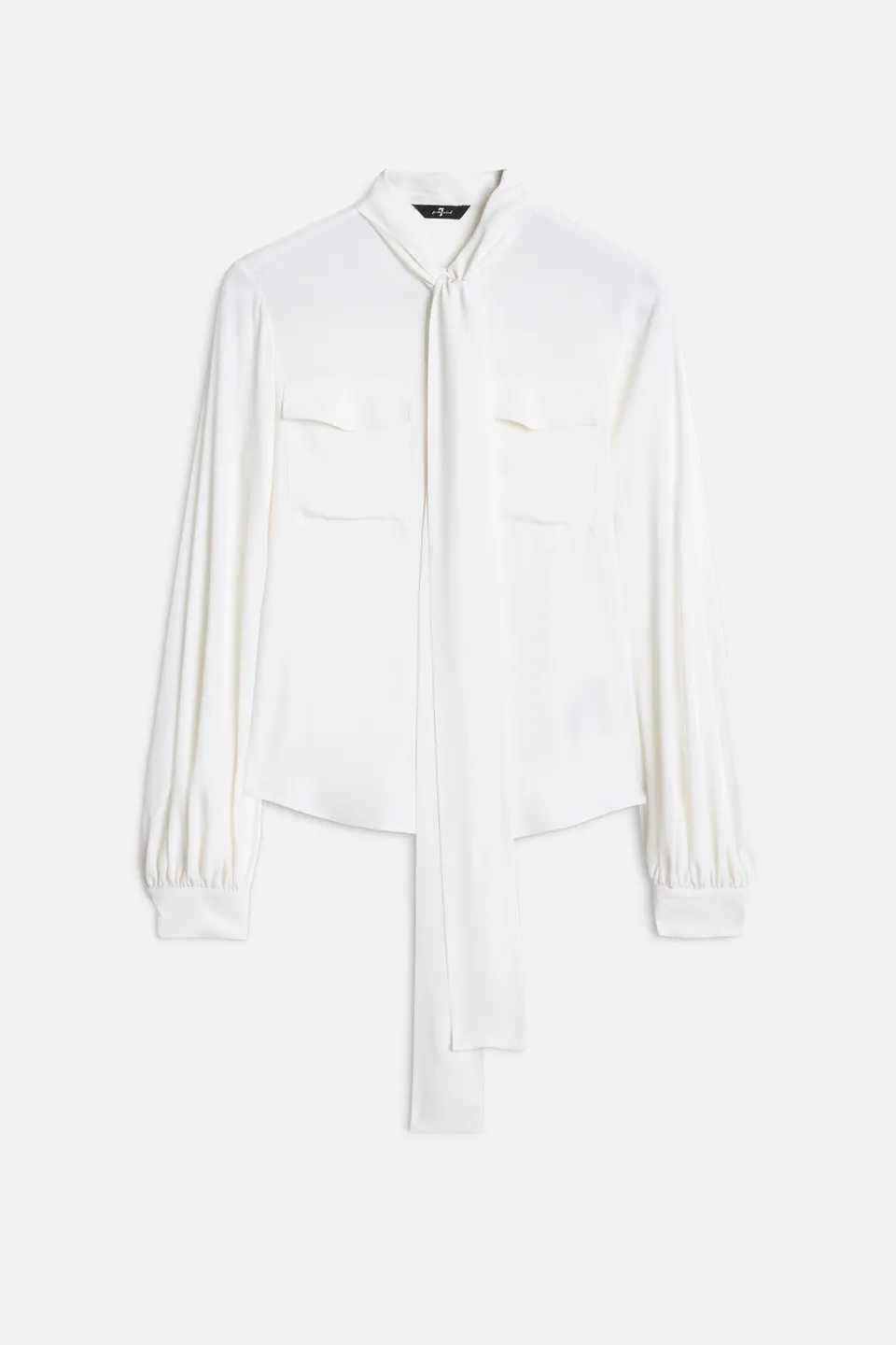 7-for-all-mankind-balloon-sleeve-bluse-silk-optical-white image 1