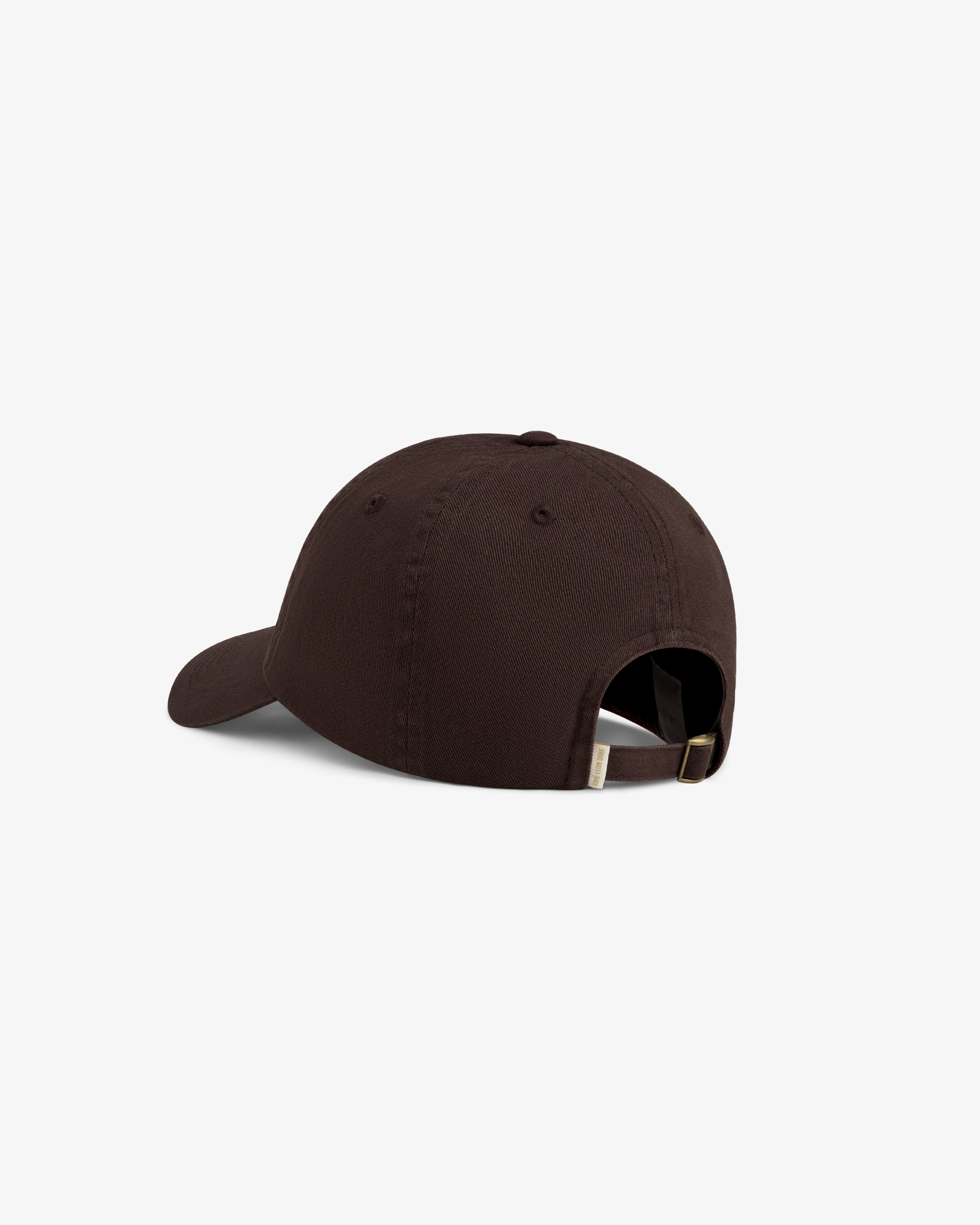 aim-leon-dore-washed-script-chino-hat-braun-6-panel-strapback image 4