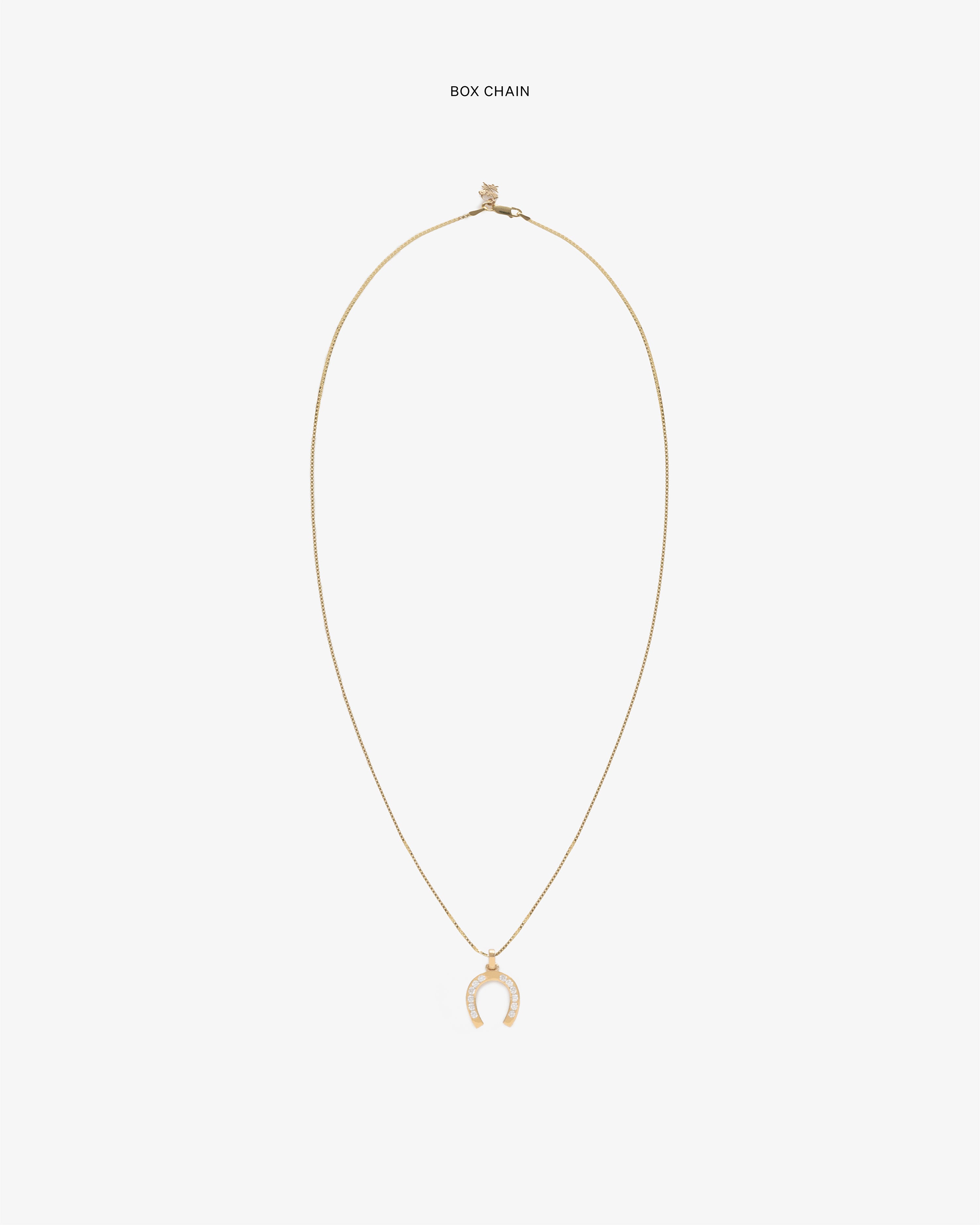 aim-leon-dore-diamond-horseshoe-anh-nger-14kt-gold-mit-diamanten image 4