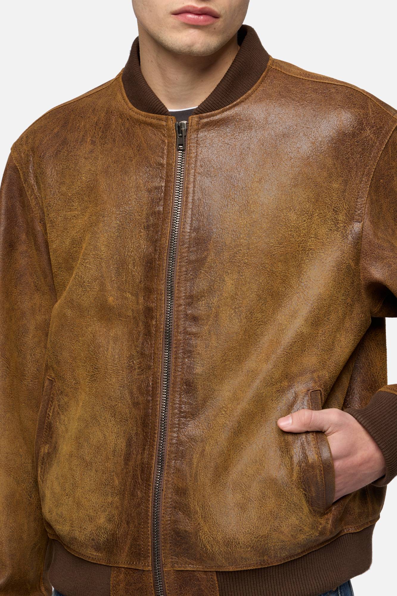 7-for-all-mankind-bomberjacke-leder-pecan-herren image 4