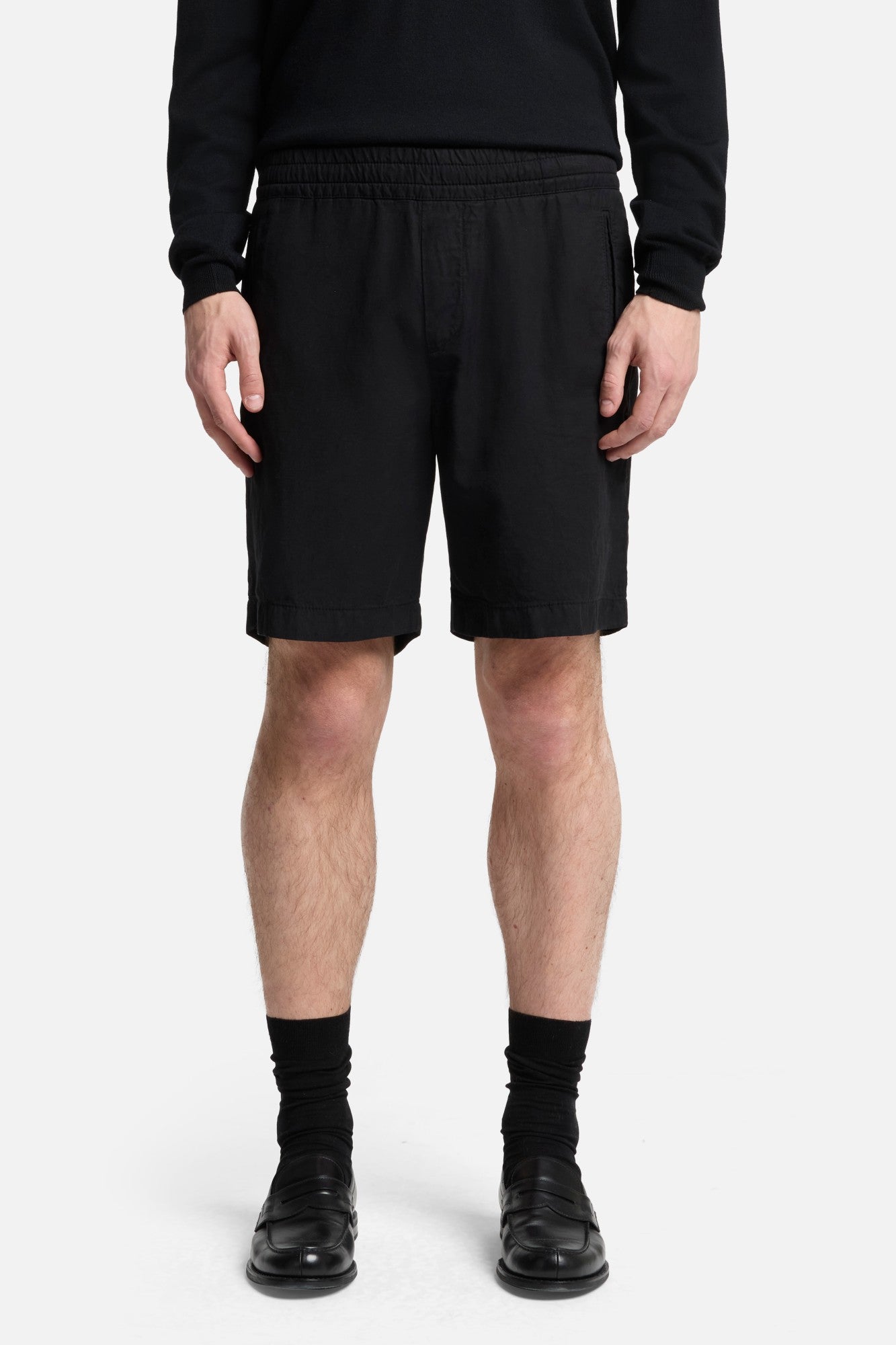 7-for-all-mankind-linen-blend-jogger-shorts-schwarz image 3