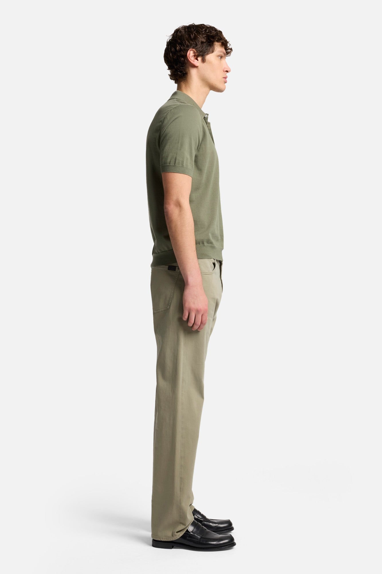 7-for-all-mankind-polo-sweater-army-green-herren-kurzarm-baumwolle image 6