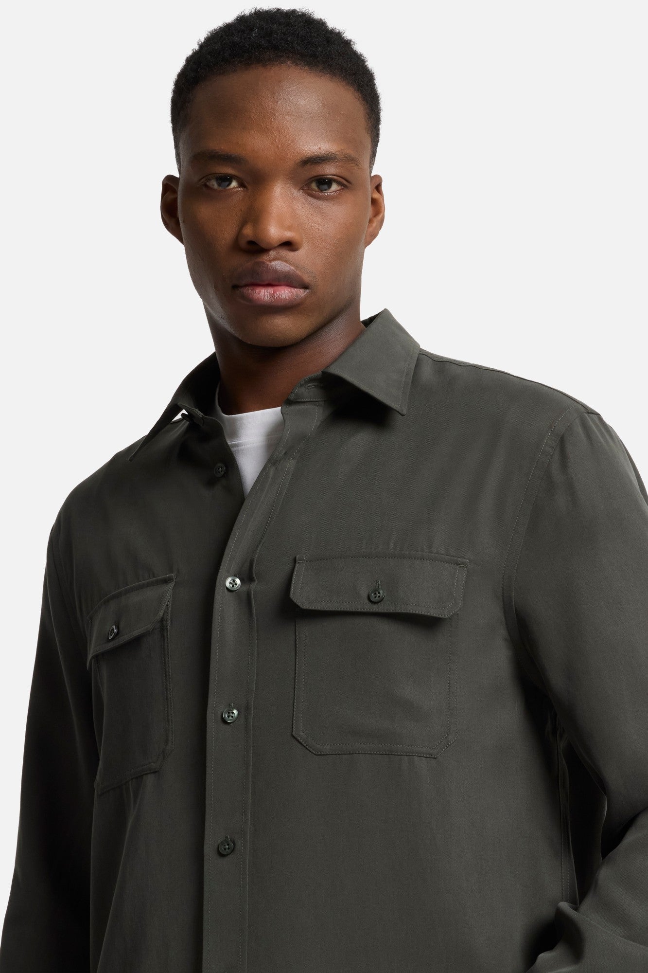 7-for-all-mankind-fluid-military-herrenhemd-forest-green image 4