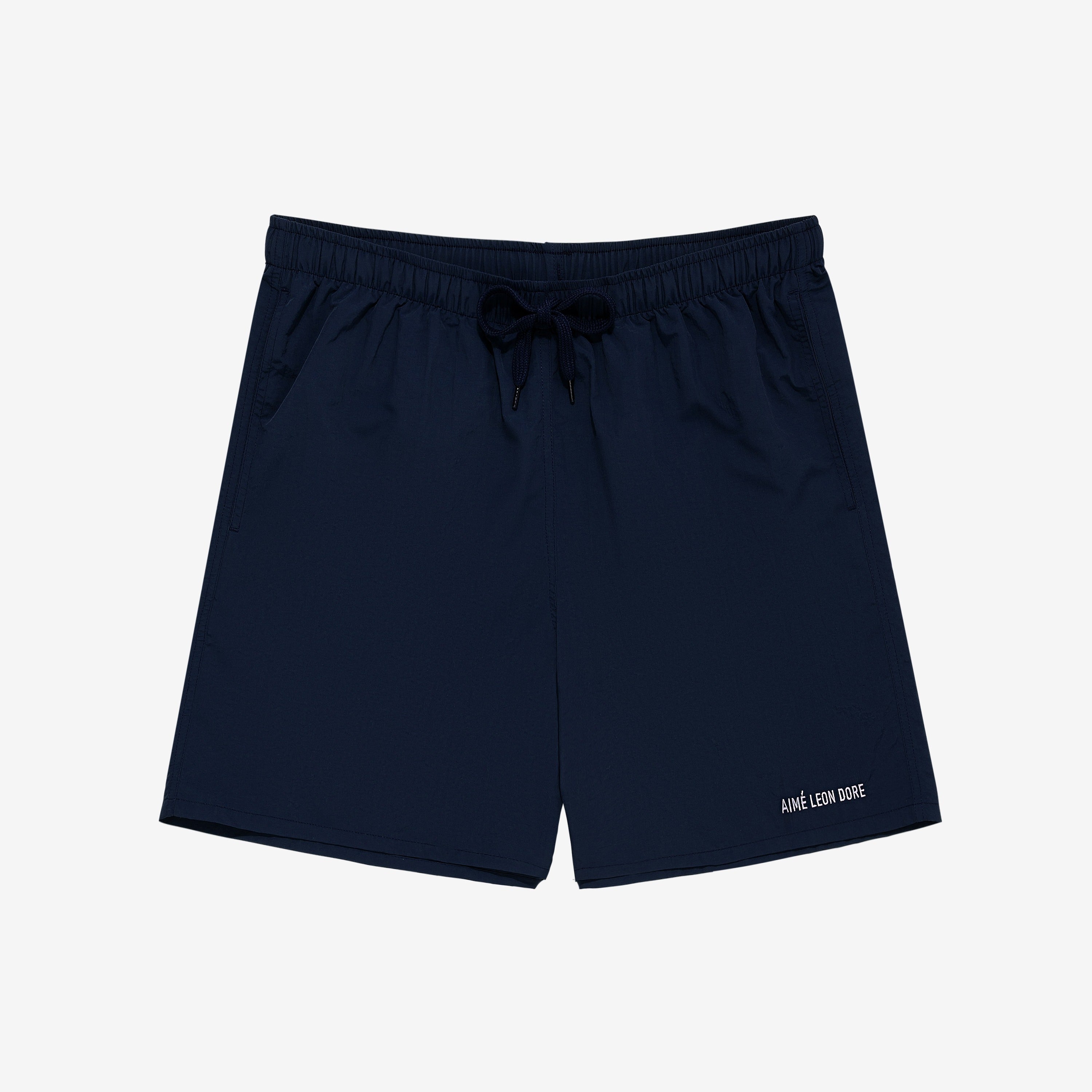 aim-leon-dore-core-nylon-short-5-shorts-navy image 1