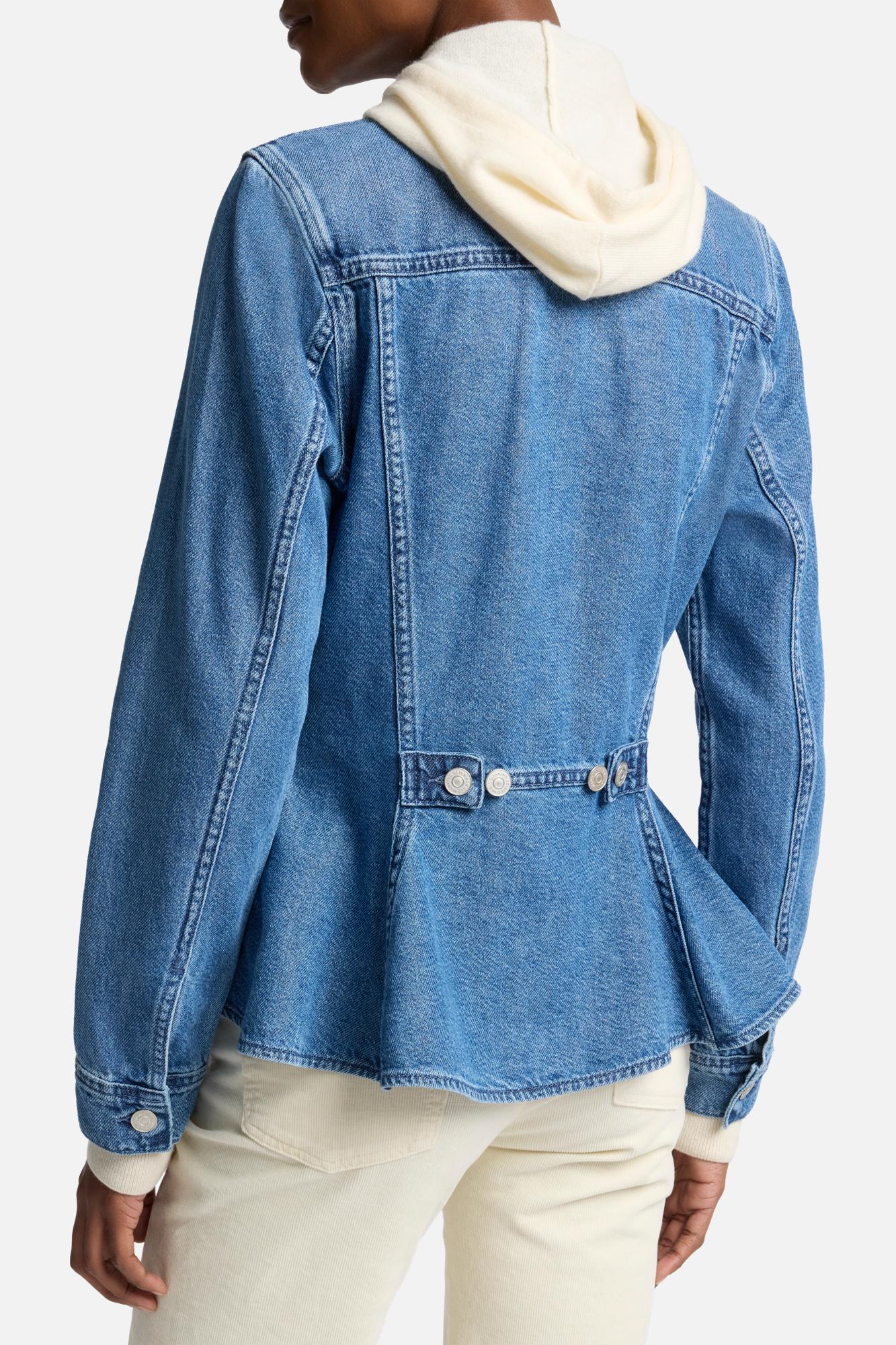 7-for-all-mankind-weightless-denim-flounce-trucker-jacke-hilo image 4