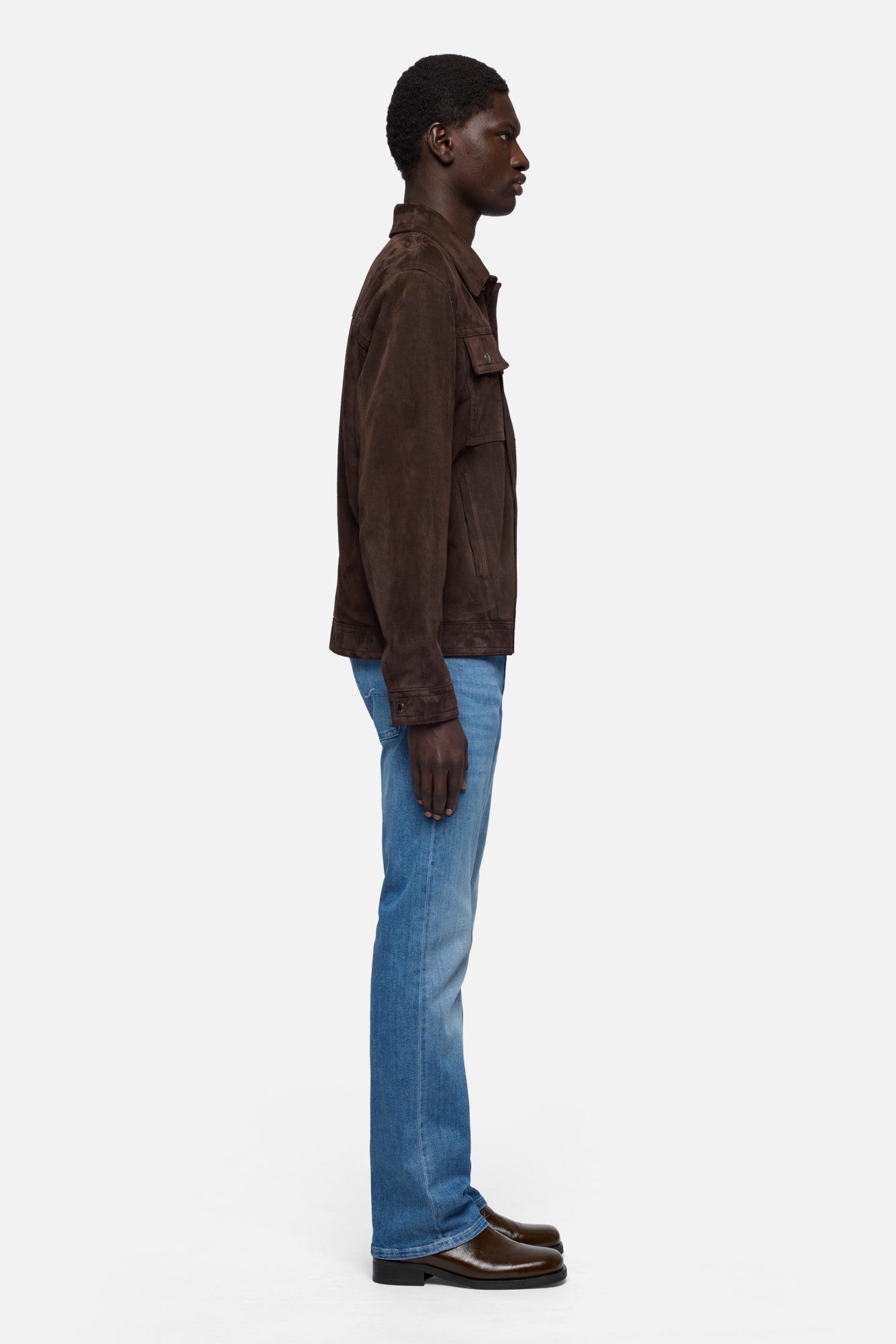 7-for-all-mankind-modern-trucker-jacket-italian-suede-espresso image 6