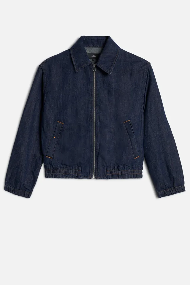 7-for-all-mankind-bomber-jacket-indigo-linen-blossom-damen image 1