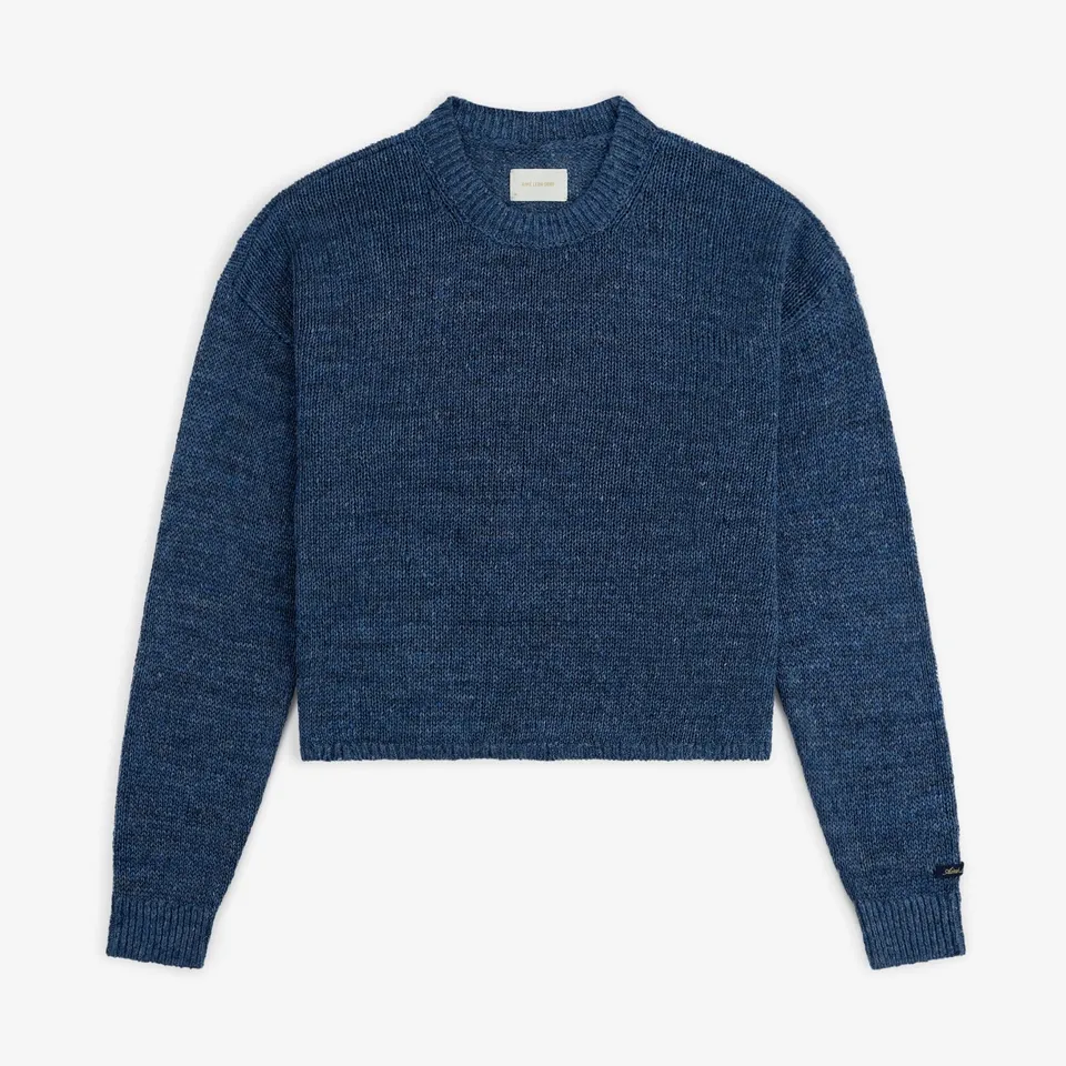 aim-leon-dore-linen-knit-crewneck-pullover-blau image 1