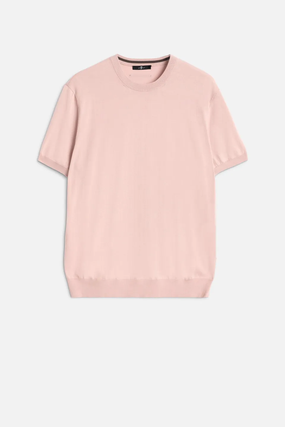 7-for-all-mankind-classic-short-sleeve-sweater-cotton-rose image 1