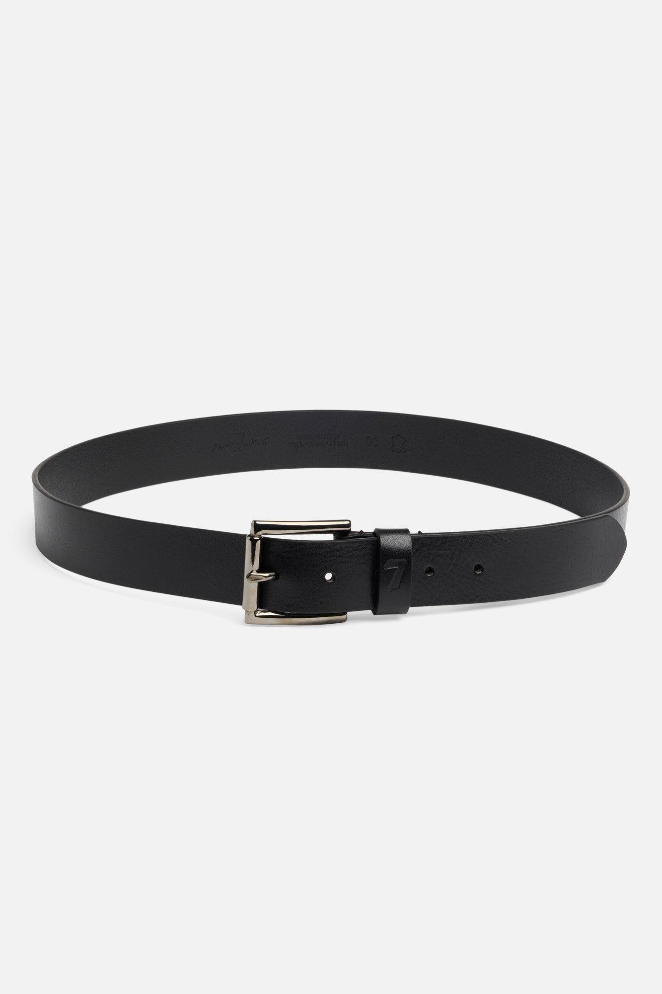 7-for-all-mankind-classic-belt-debossed-leder-g-rtel-schwarz image 4